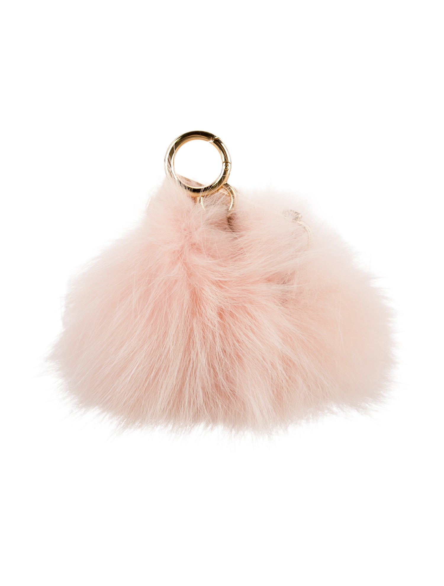 Fendi Fur Leather Nano Bag keychain Charm