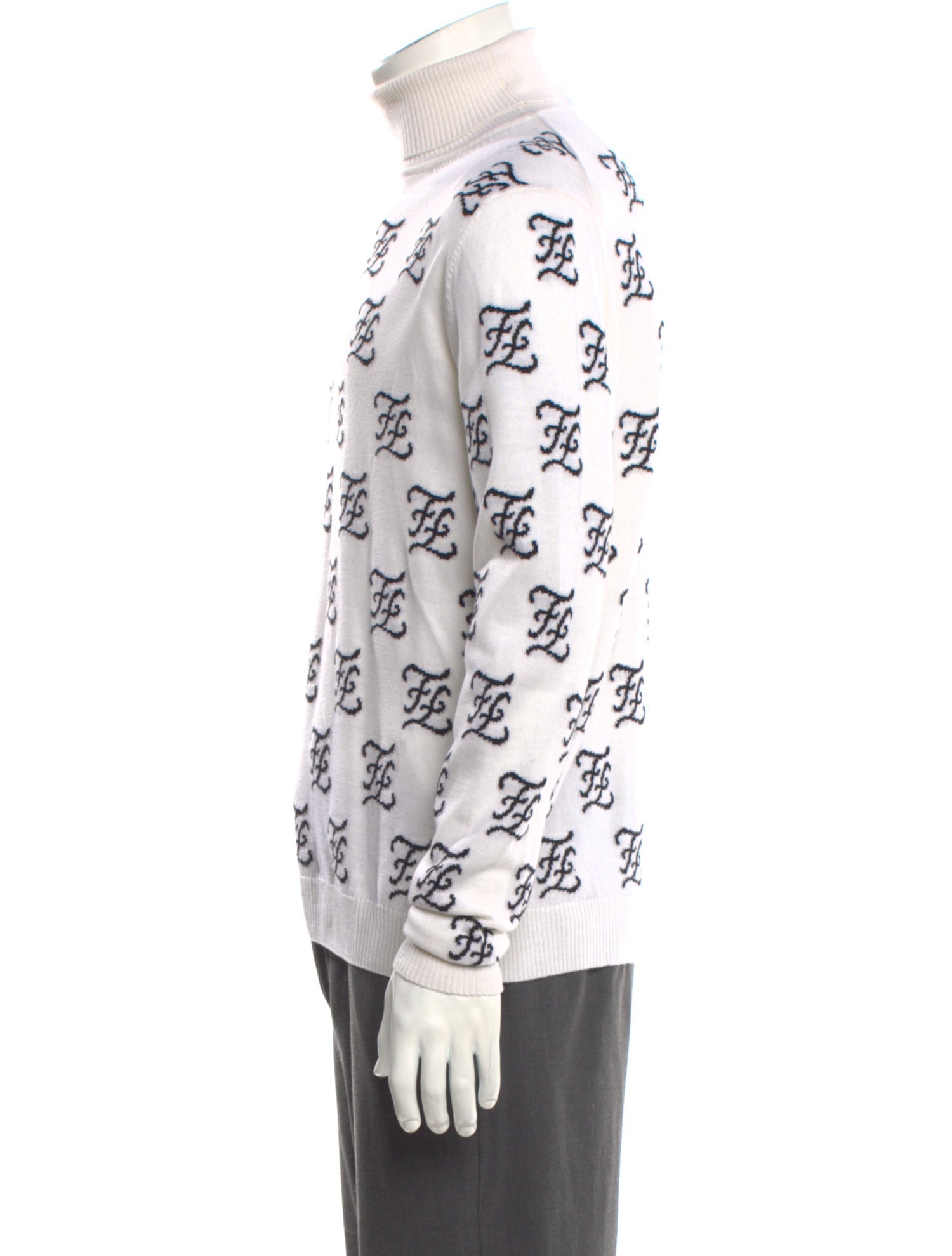 Fendi Wool Printed Pullover