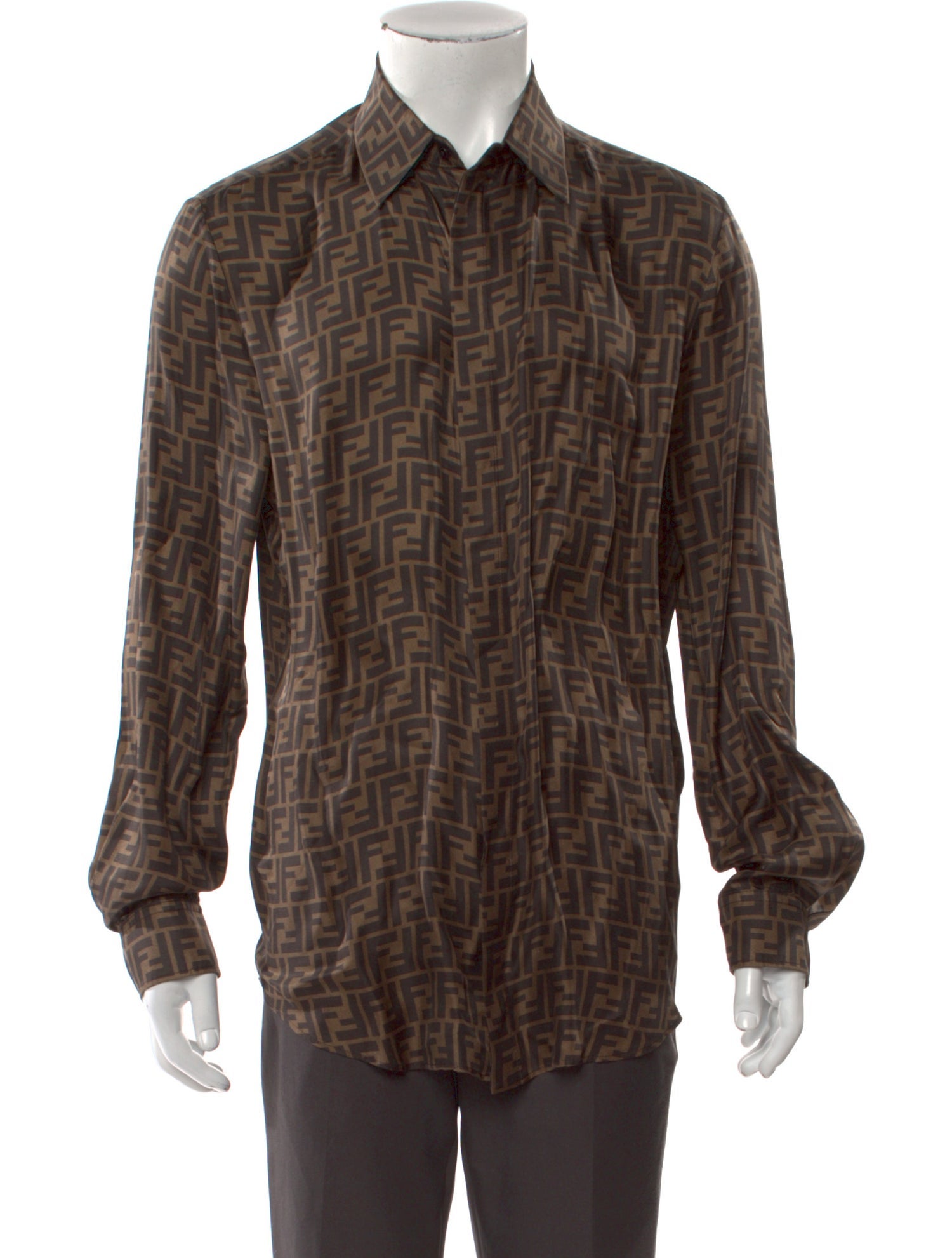 Fendi Silk Printed Shirt
