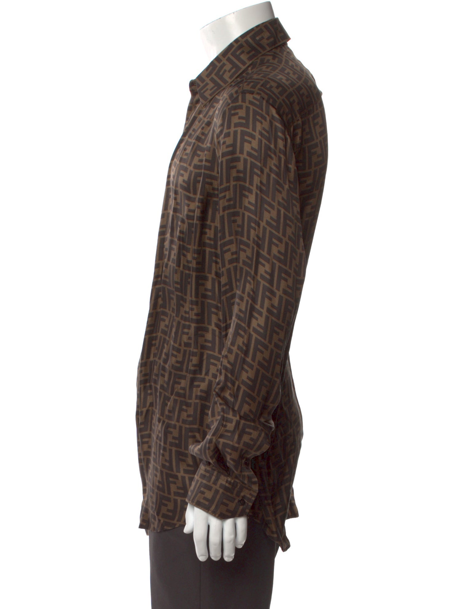 Fendi Silk Printed Shirt