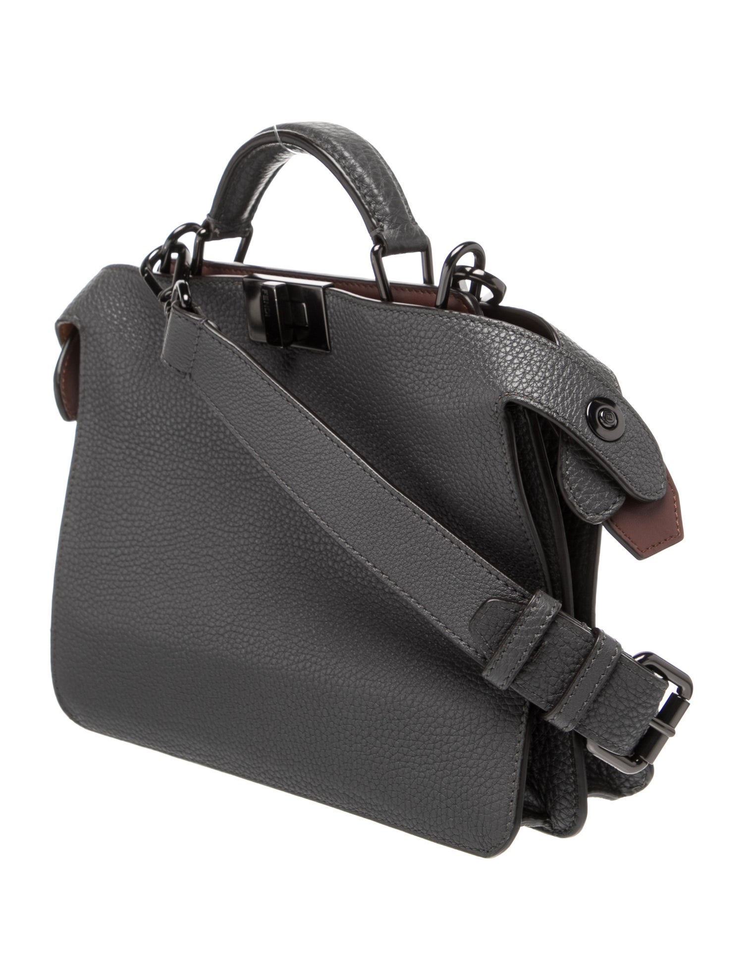 Fendi Leather Peekaboo Small 2024