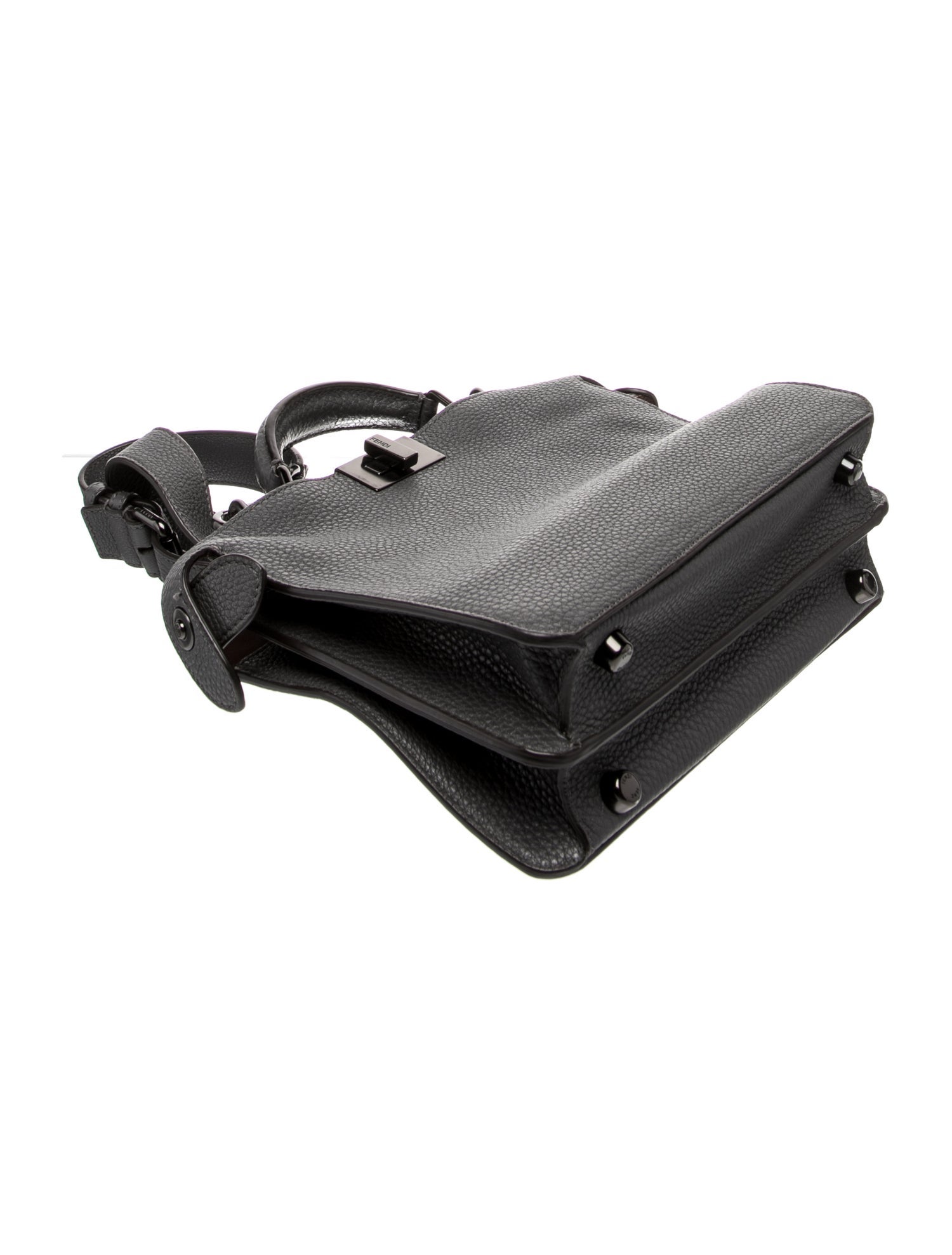 Fendi Leather Peekaboo Small 2024 - Grey Satchels, Bags