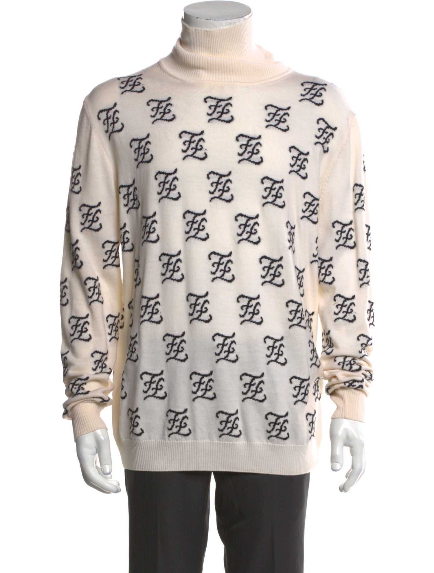 Fendi Wool Printed Pullover