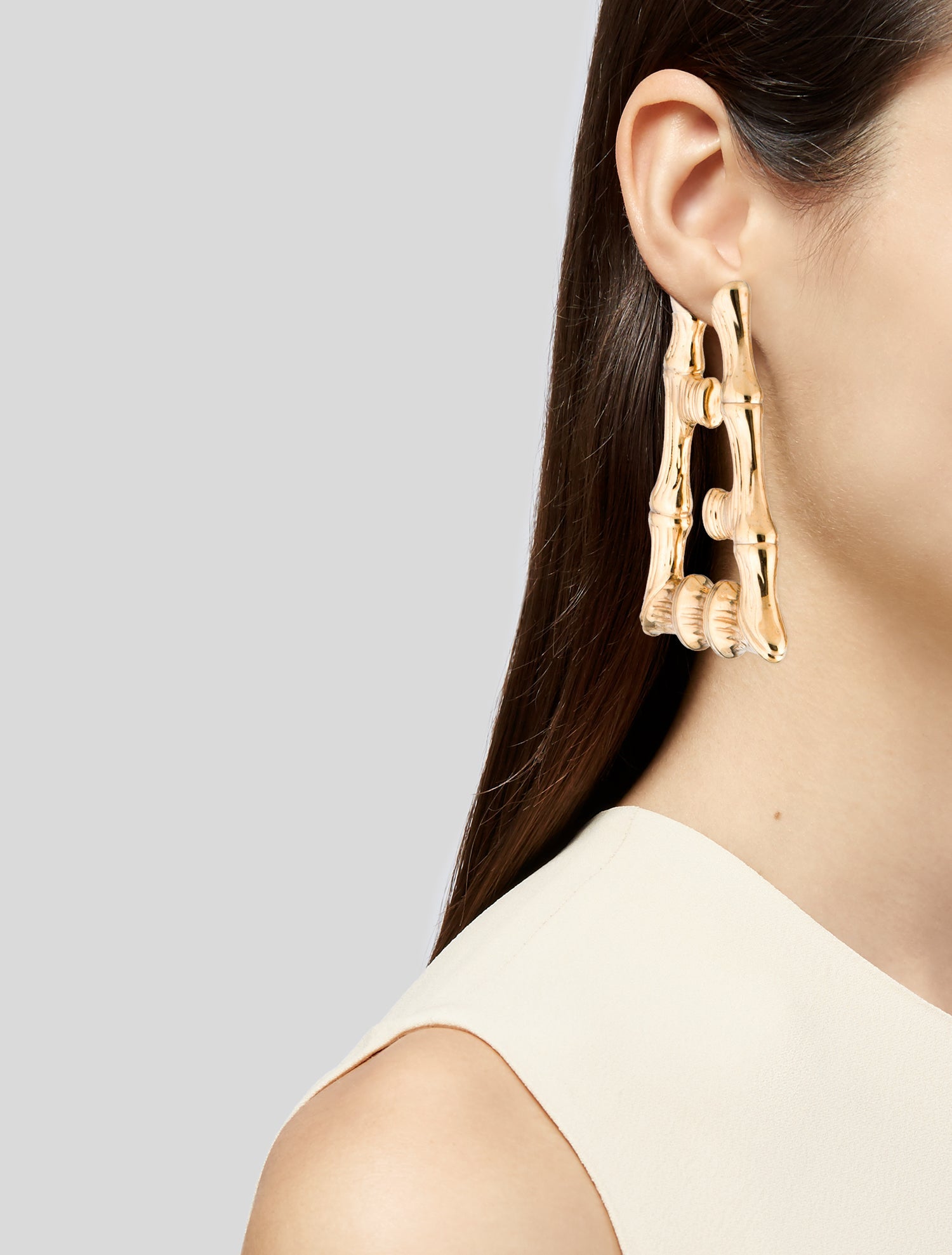 Fendi FF Bamboo Drop Earring