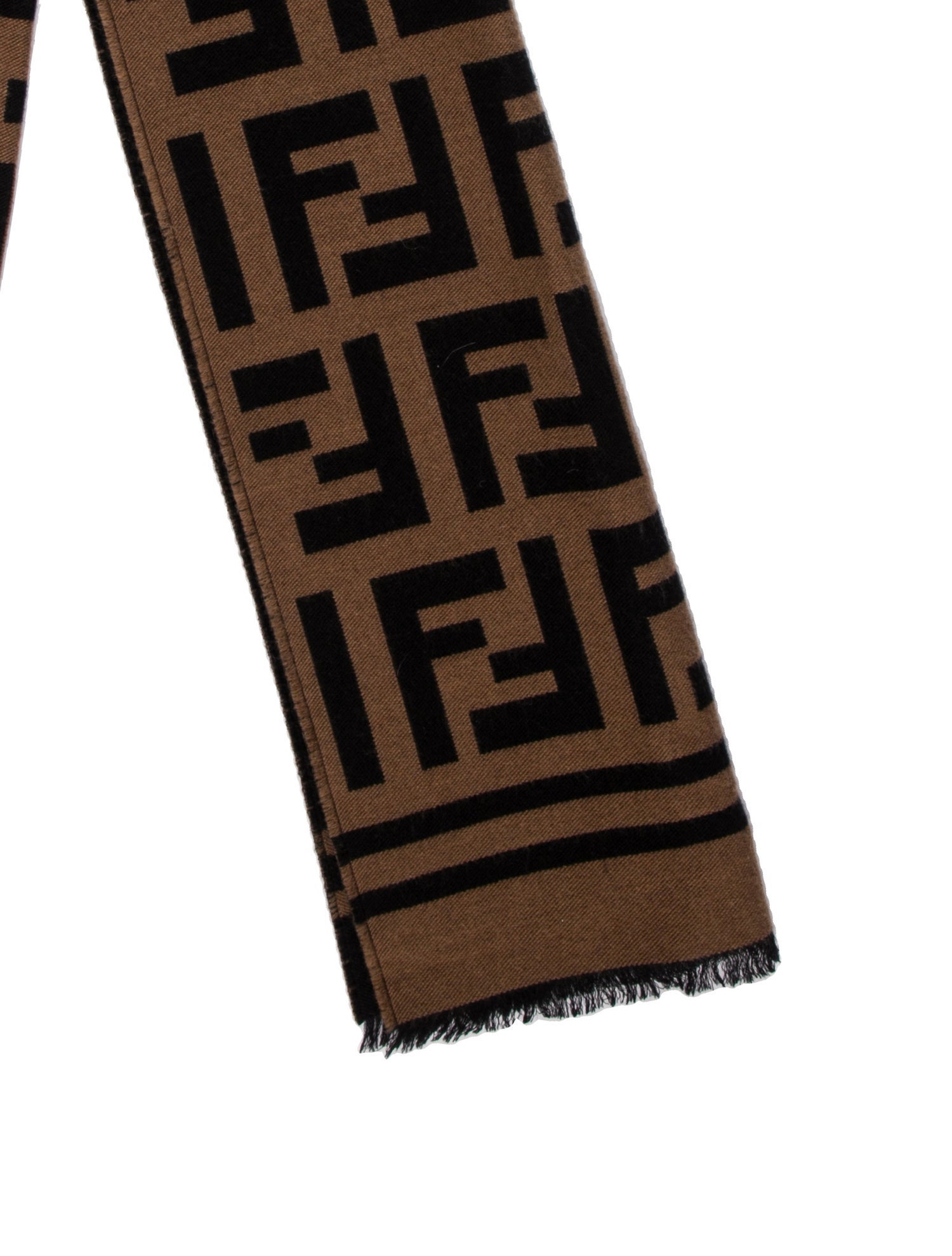 Fendi Wool Printed Scarf
