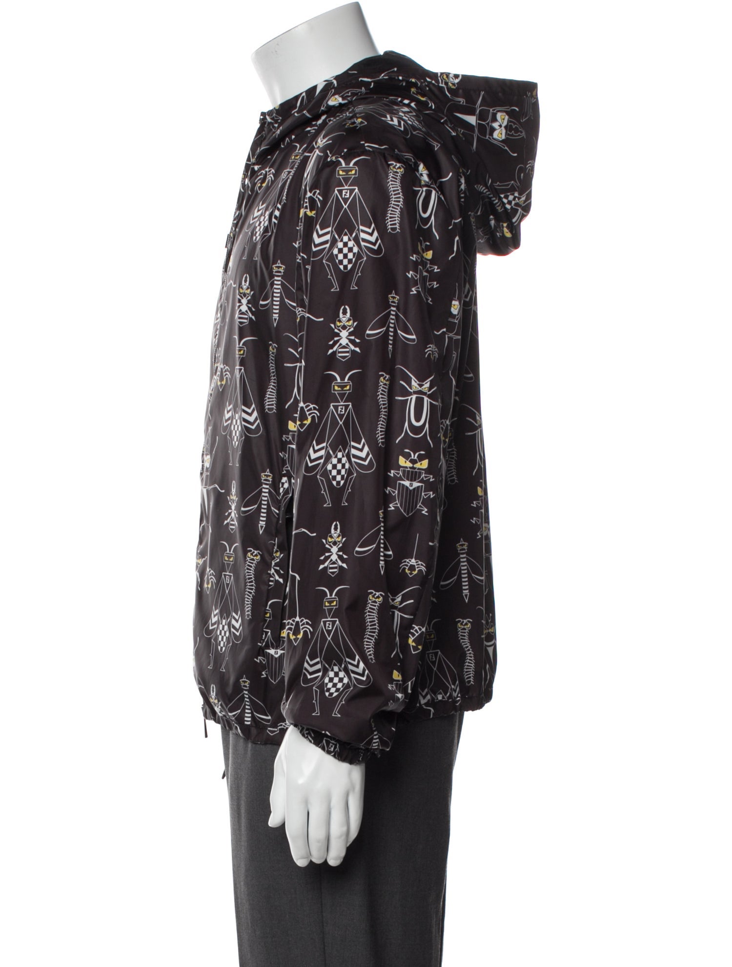 Fendi Printed Windbreaker