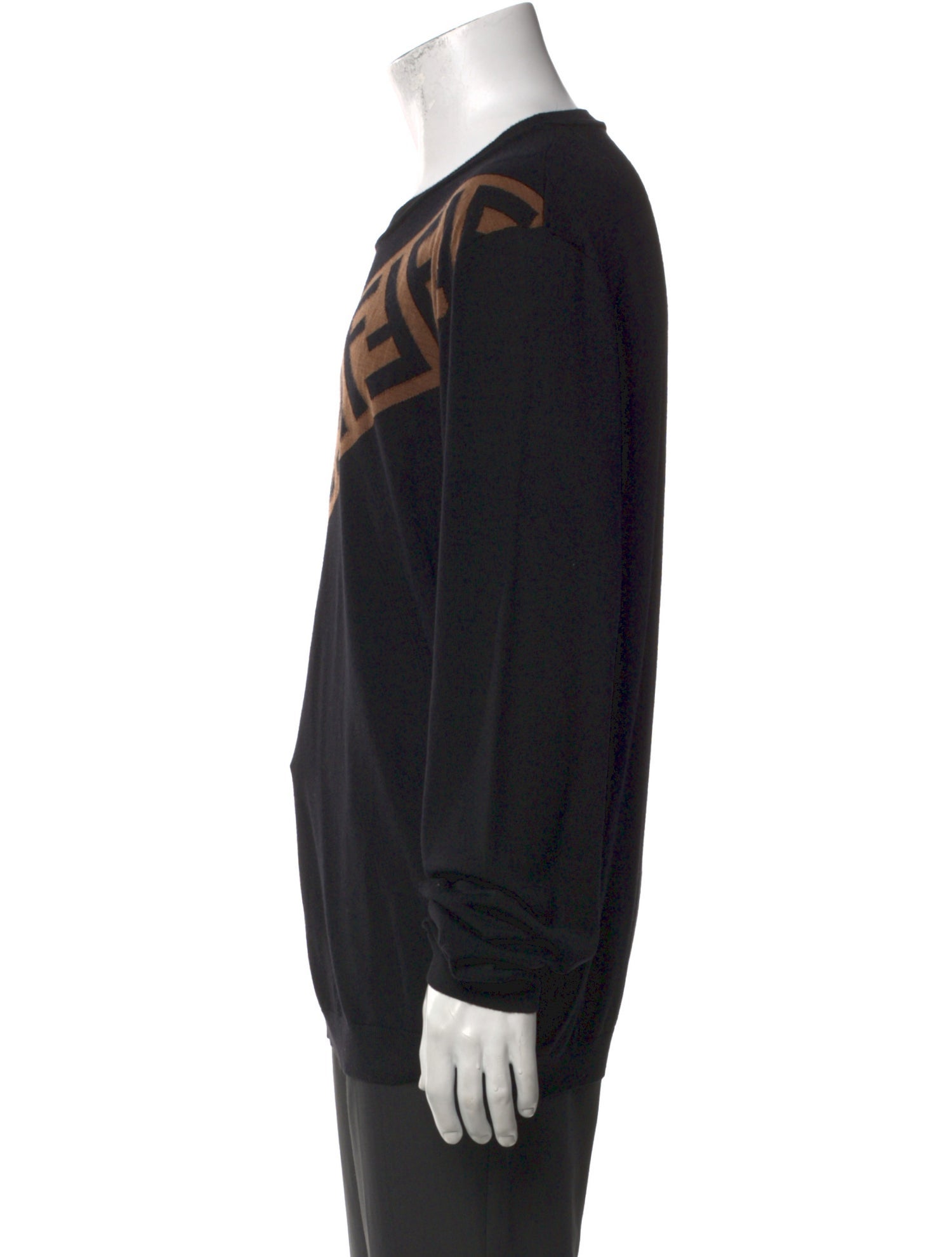 Fendi Zucca FF Logo Graphic Print Pullover