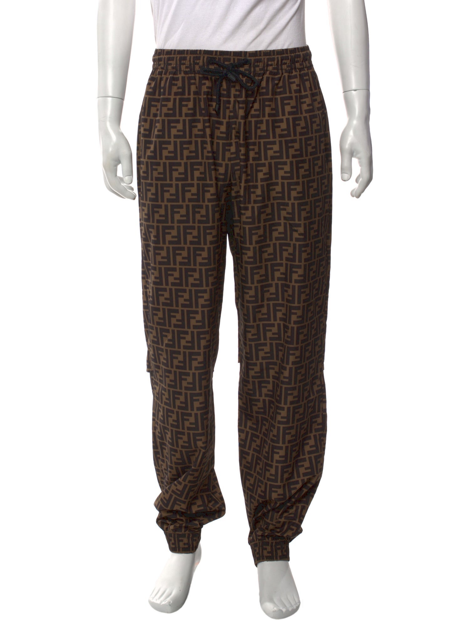 Fendi Zucca FF Logo Joggers