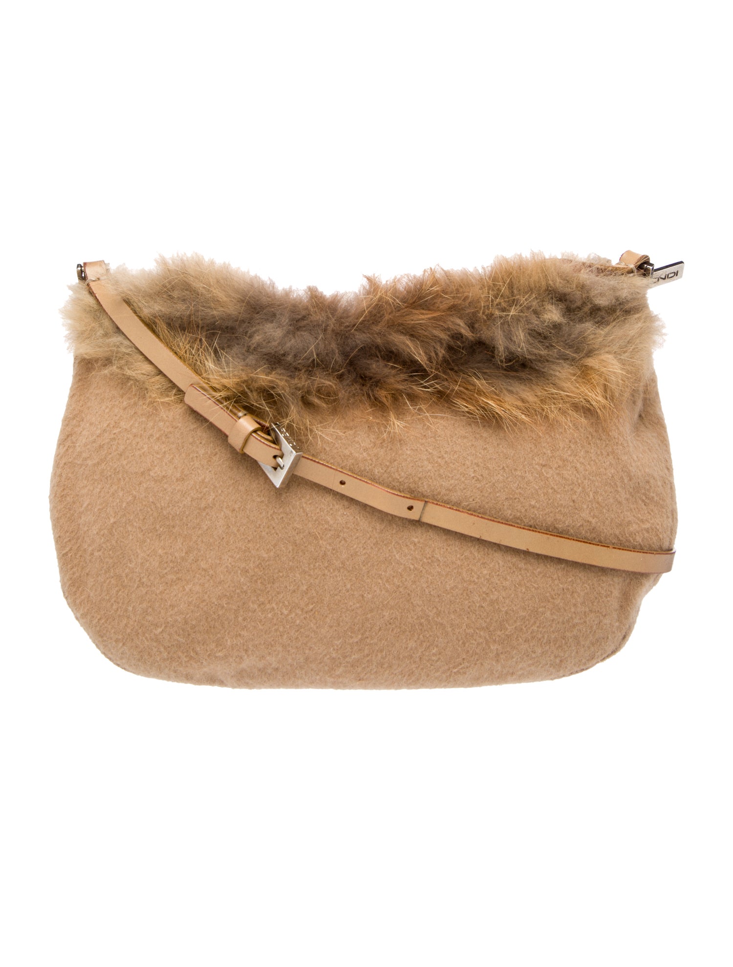 Fendi Wool Shoulder Bag