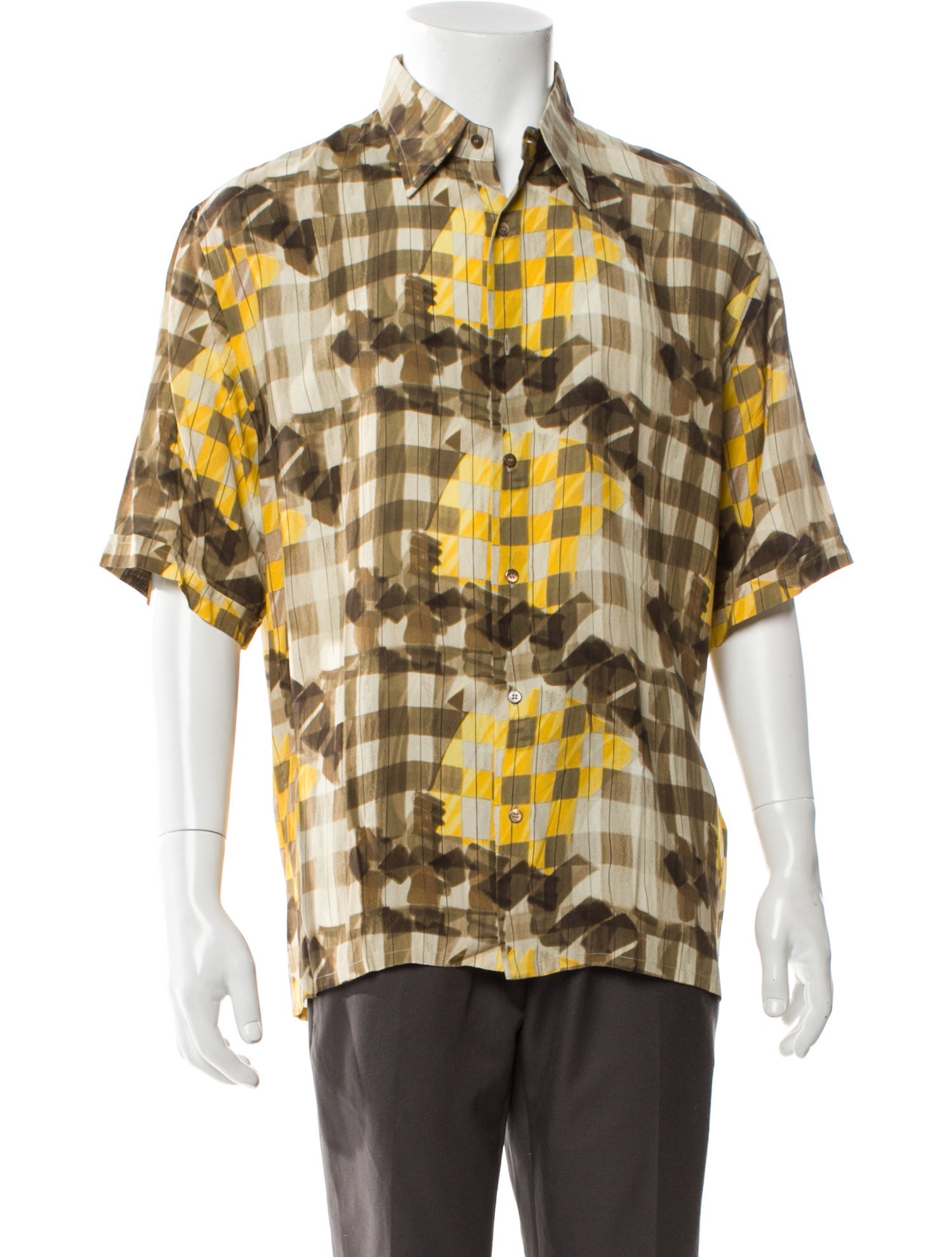 Fendi Printed Short Sleeve Shirt