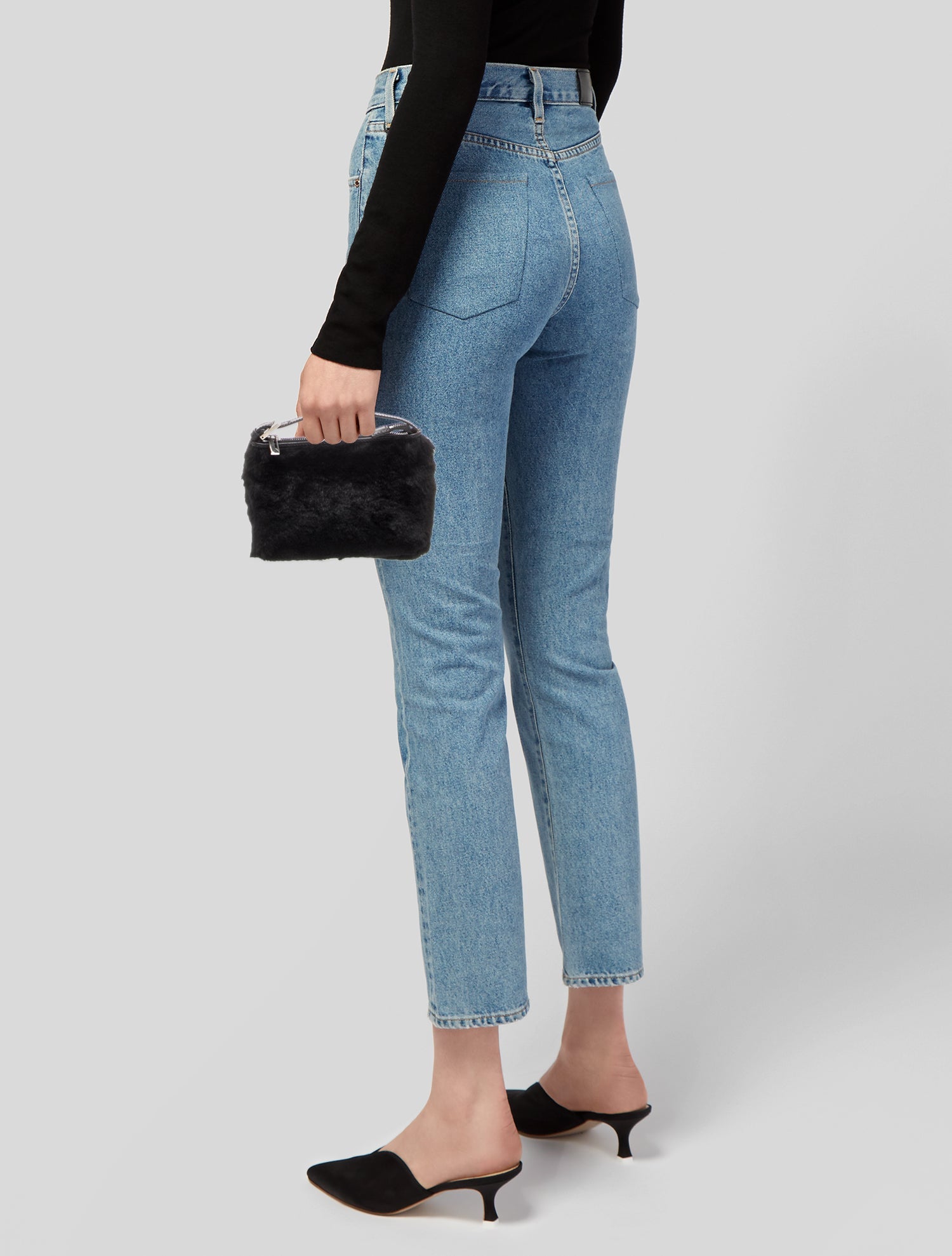 Fendi Fur Top Handle Bag