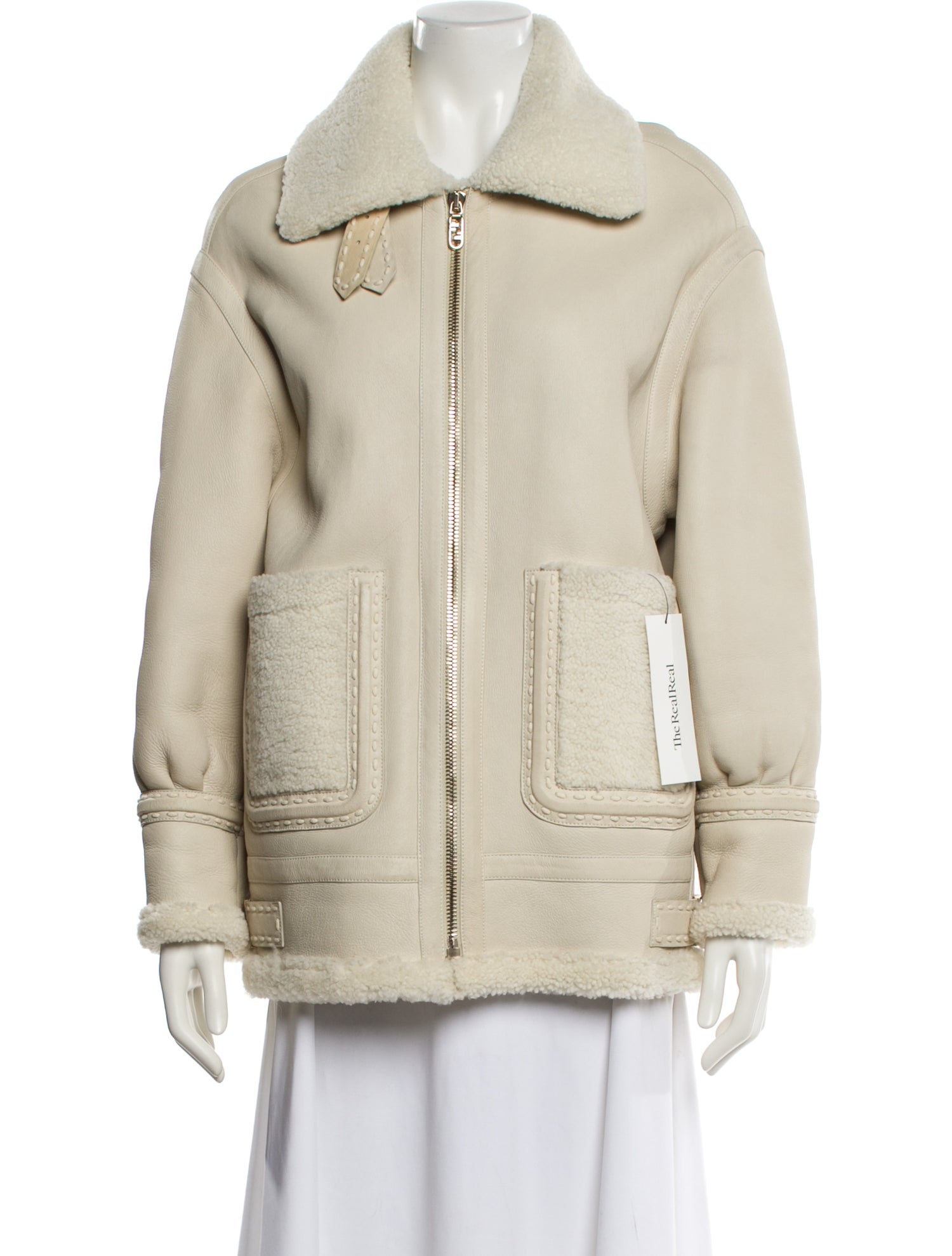 Fendi 2022 Shearling Fur Coat