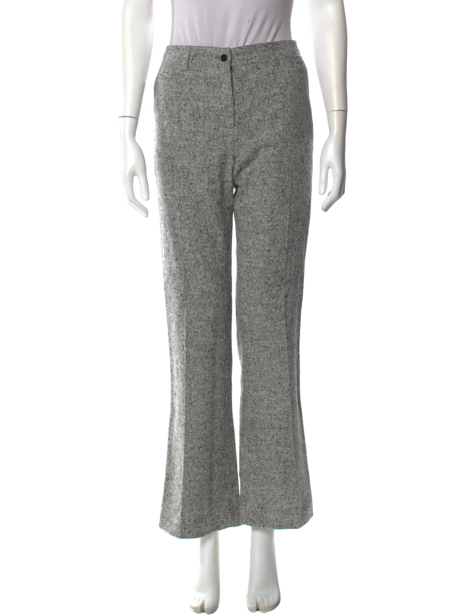 Fendi Alpaca Wide Leg Pants