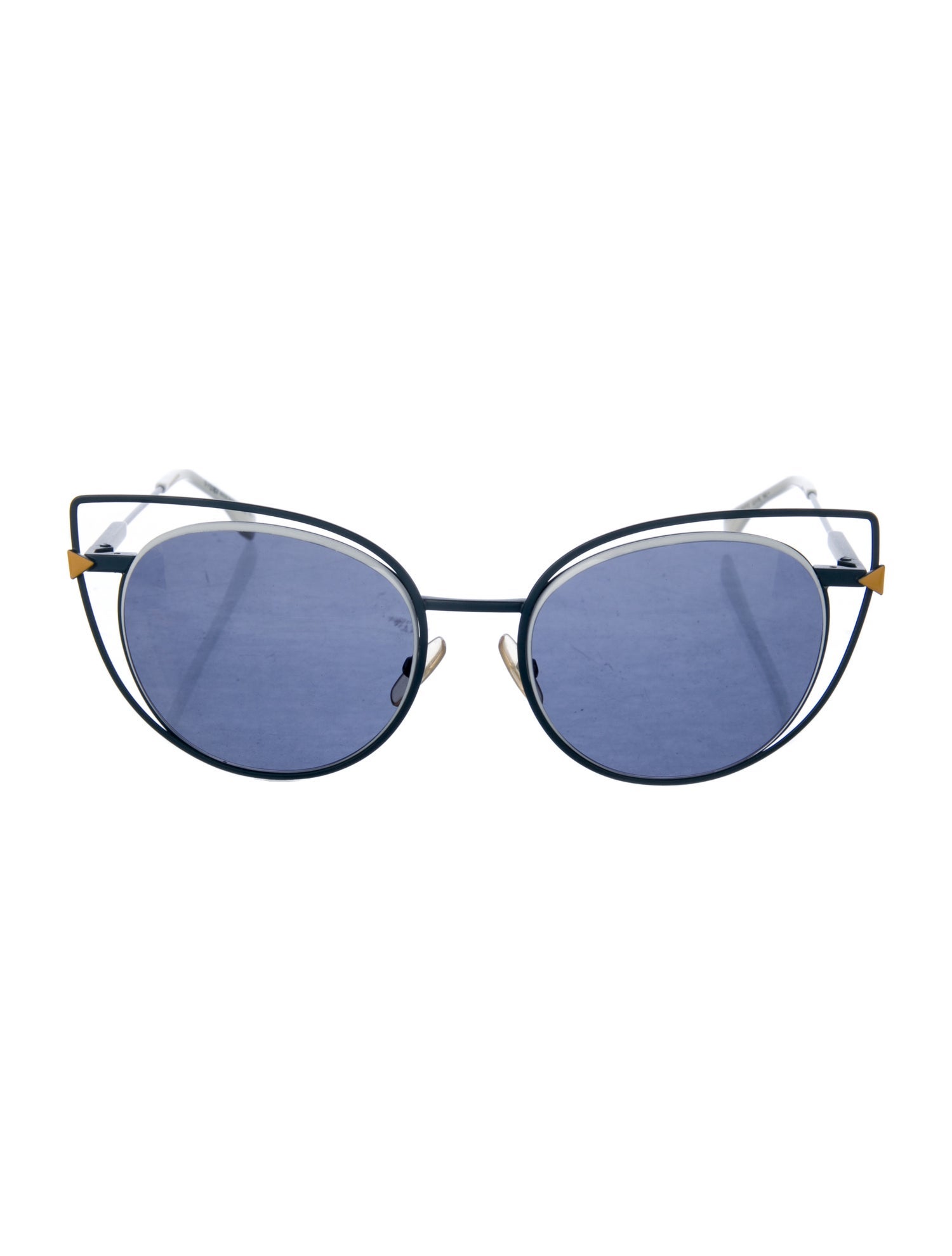 Fendi Cat-Eye Mirrored Sunglasses