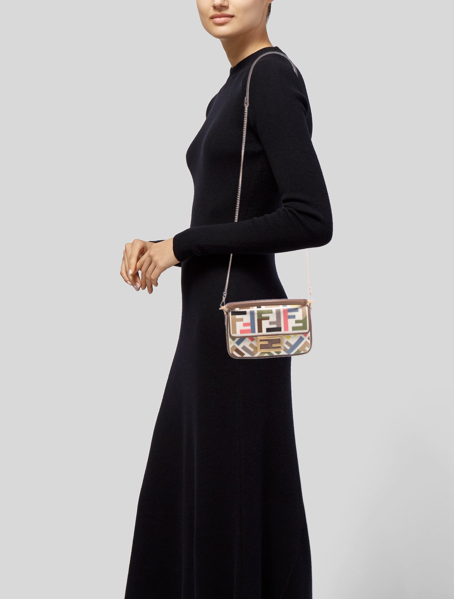 Fendi Zucca FF Baguette Mini 2024