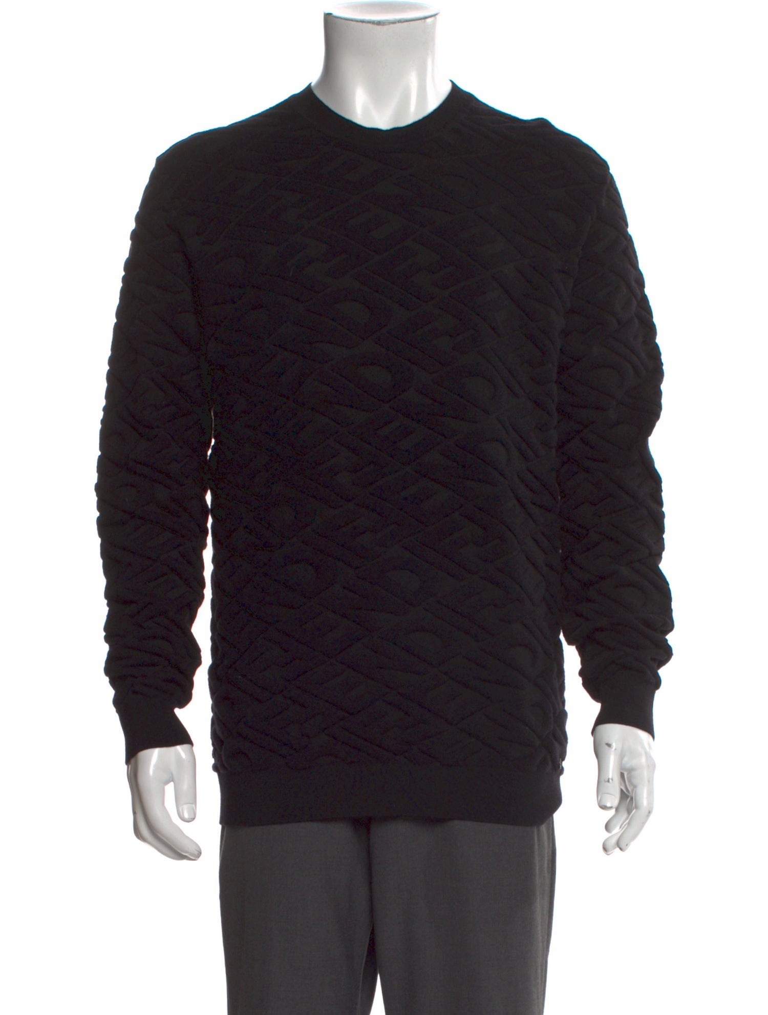 Fendi Crew Neck Long Sleeve Pullover