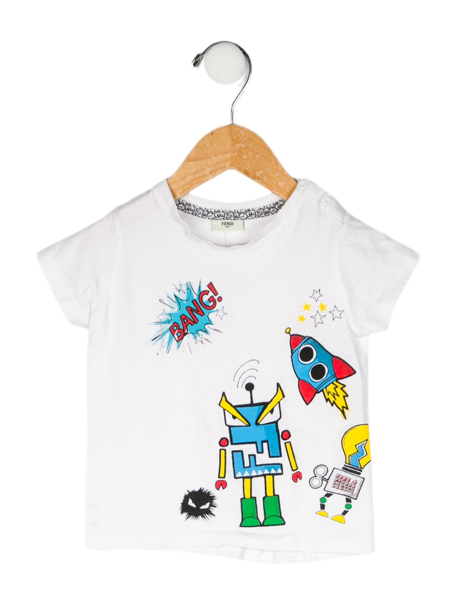 Fendi Graphic Print T Shirt