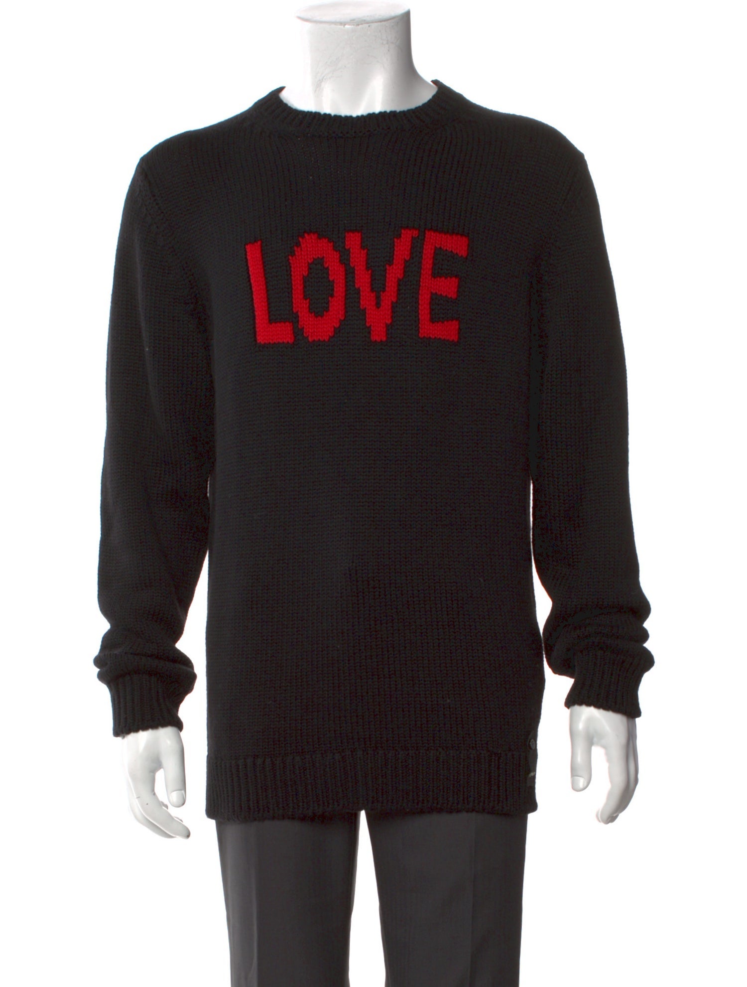 Fendi Wool Graphic Print Pullover