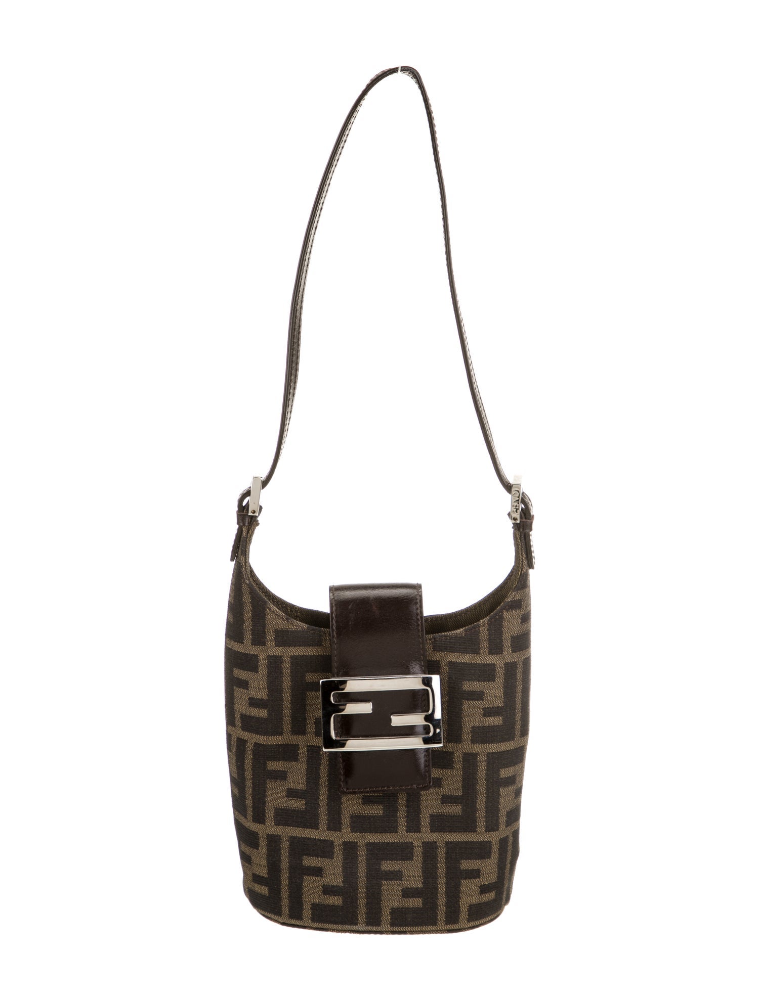 Fendi Zucca FF Shoulder Bag