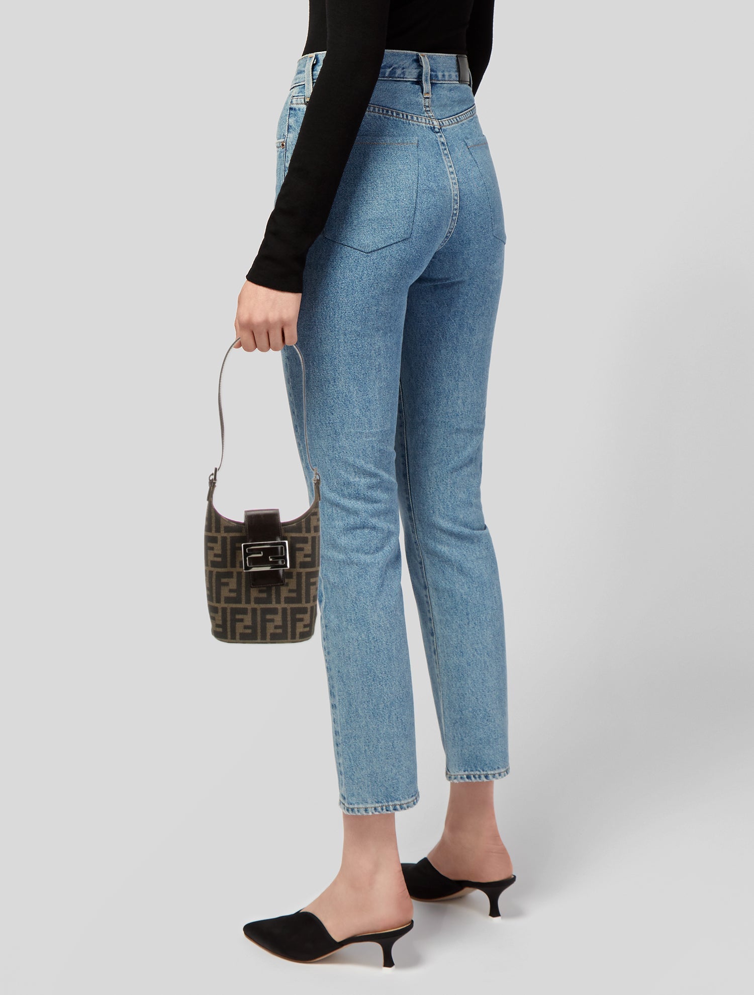 Fendi Zucca FF Shoulder Bag