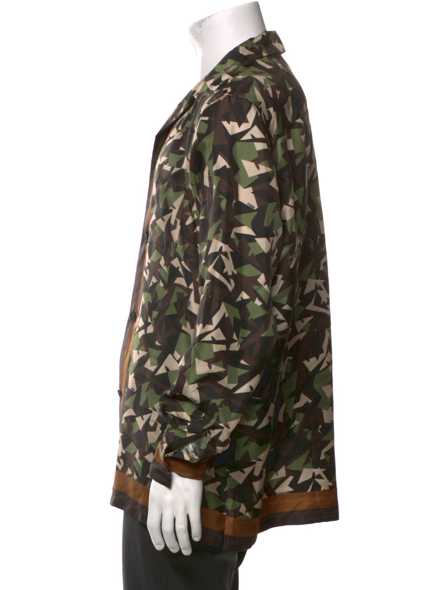 Fendi Silk Printed Shirt