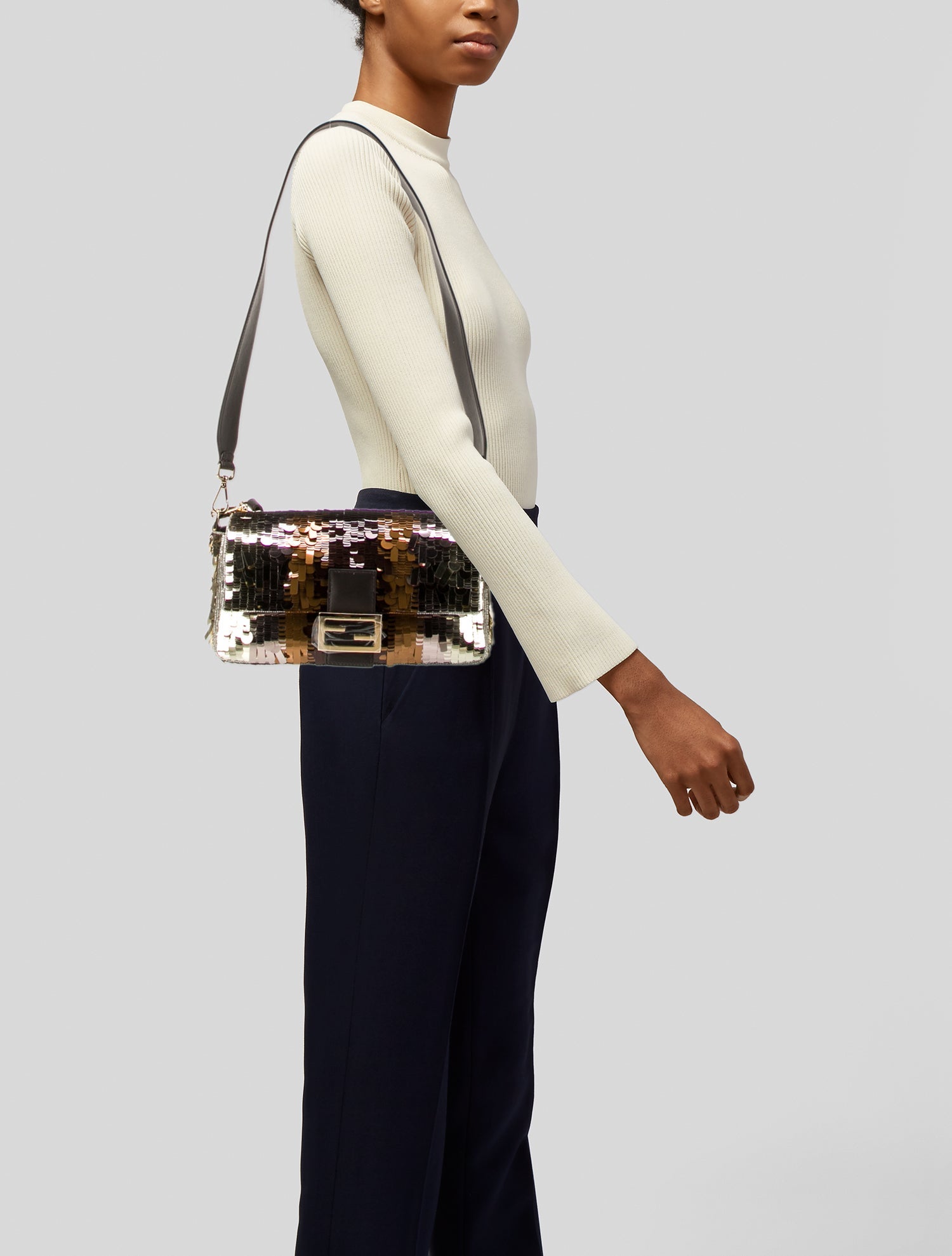 Fendi Sequins Baguette 2024
