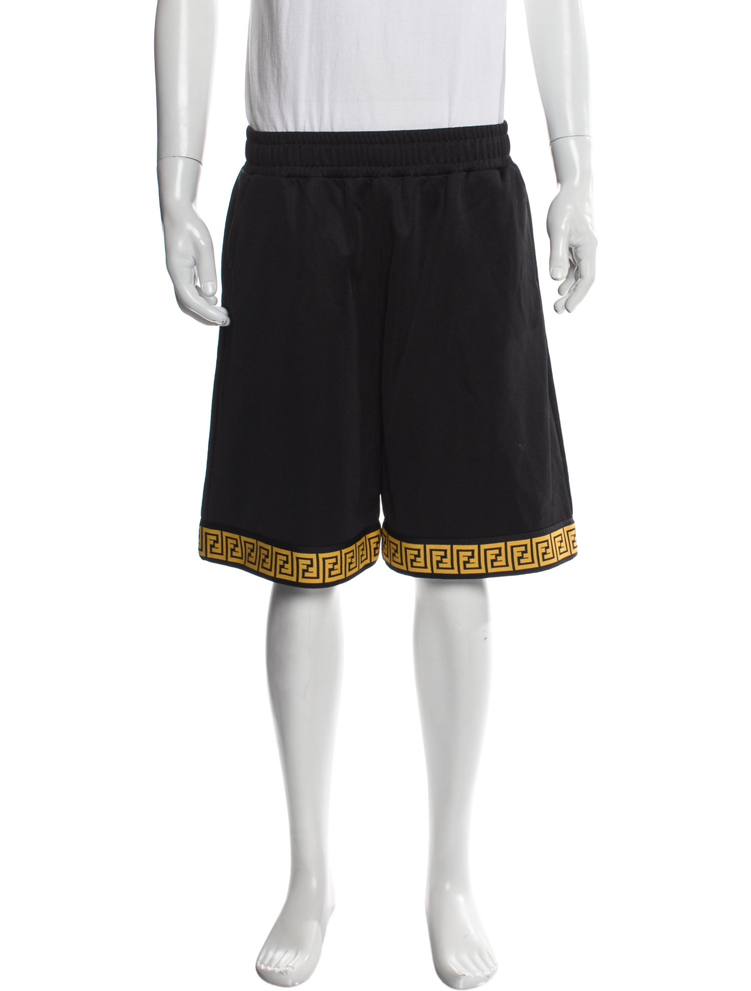 Fendace Zucca FF Logo Jogger Shorts w/ Tags