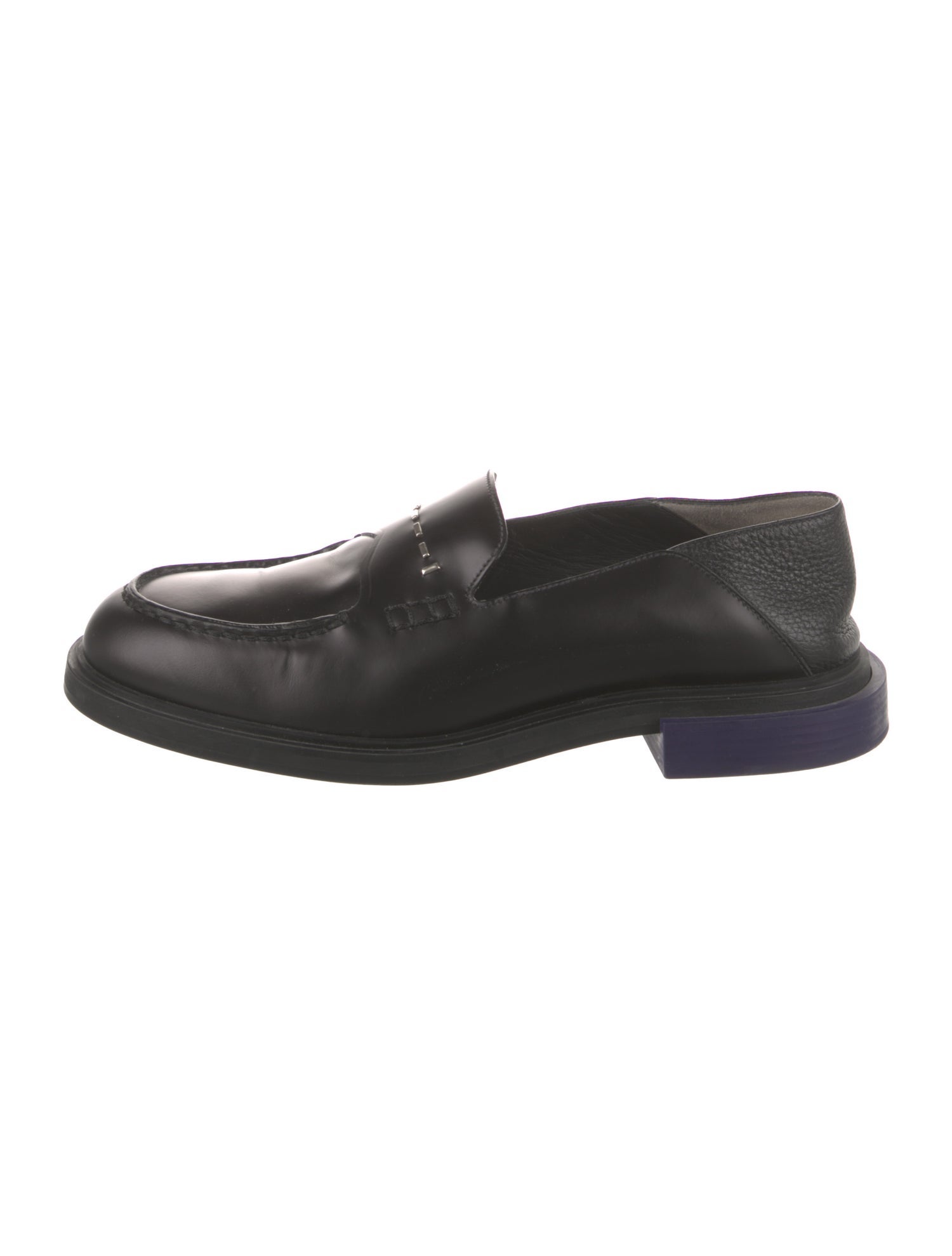 Fendi Leather Dress Loafers