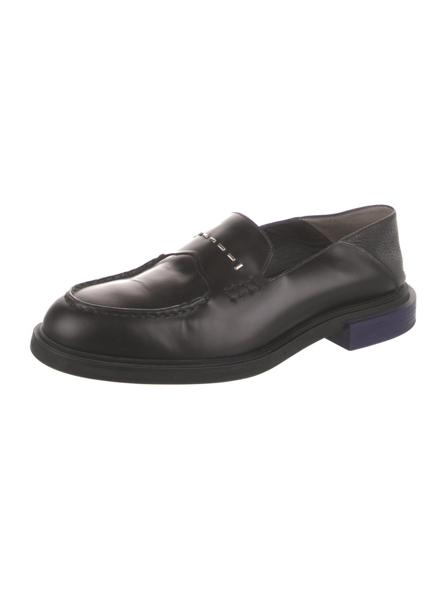 Fendi Leather Dress Loafers