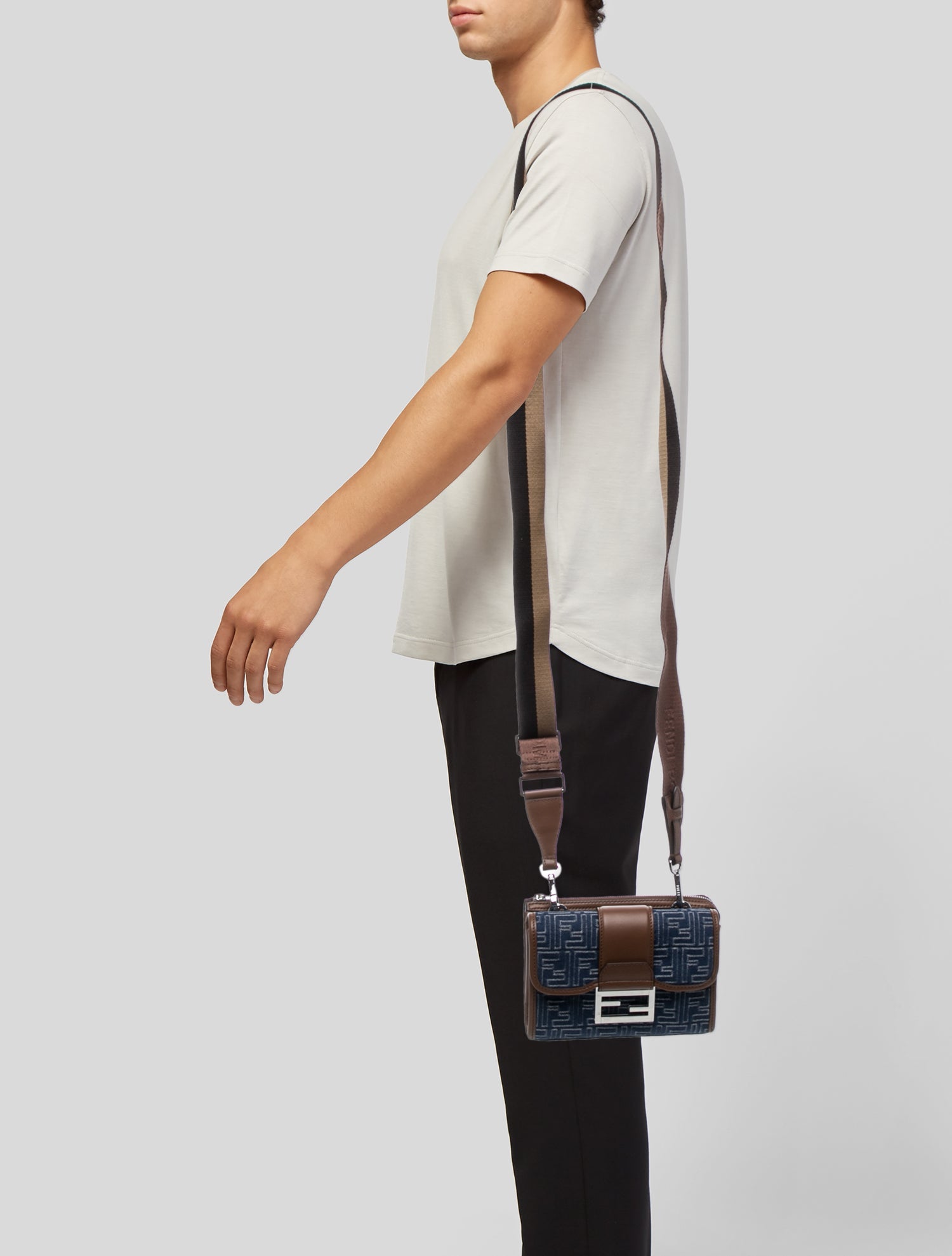 Fendi Zucca FF Messenger Bag 2025