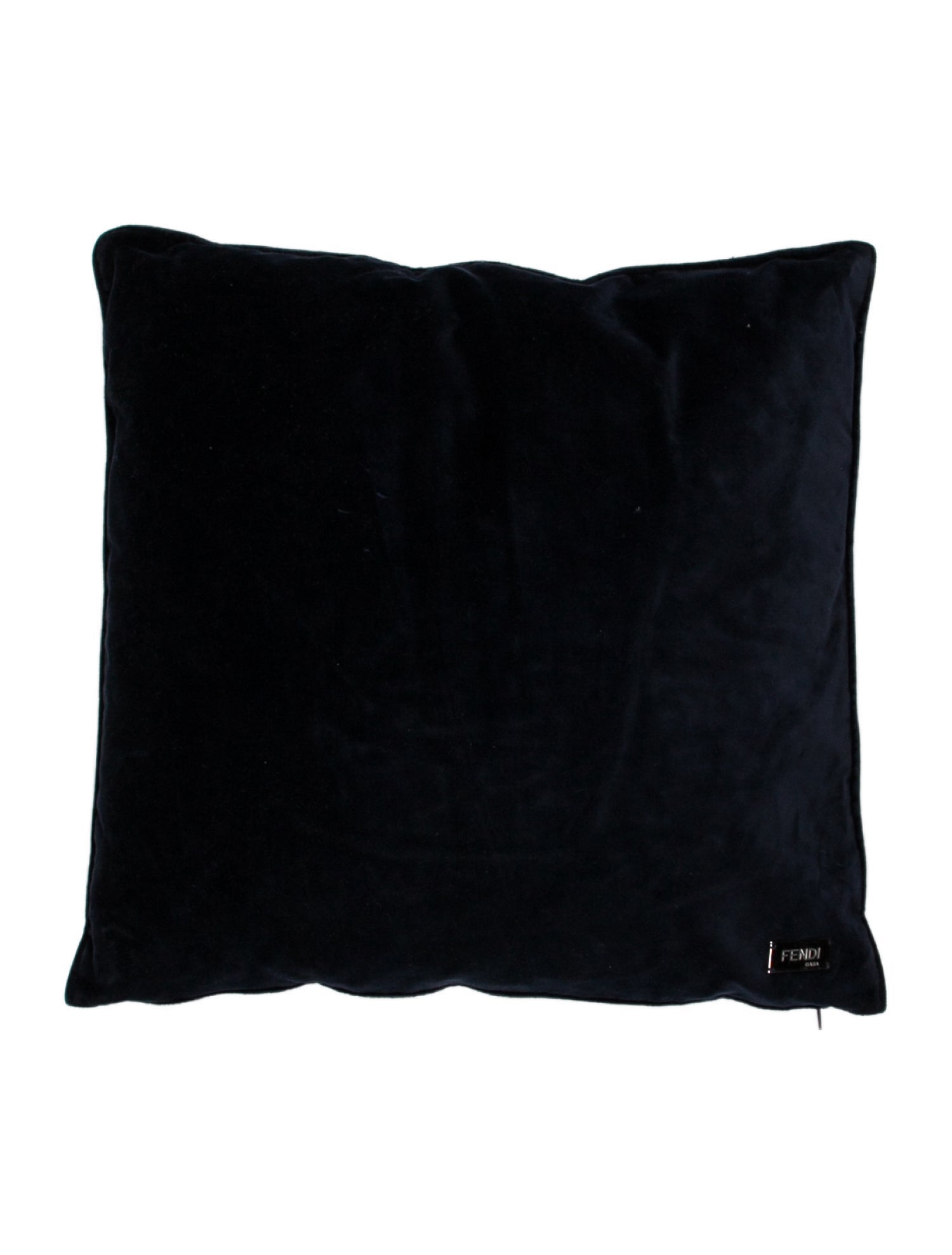 Fendi Pair Of Cotton-Blend Throw Pillow