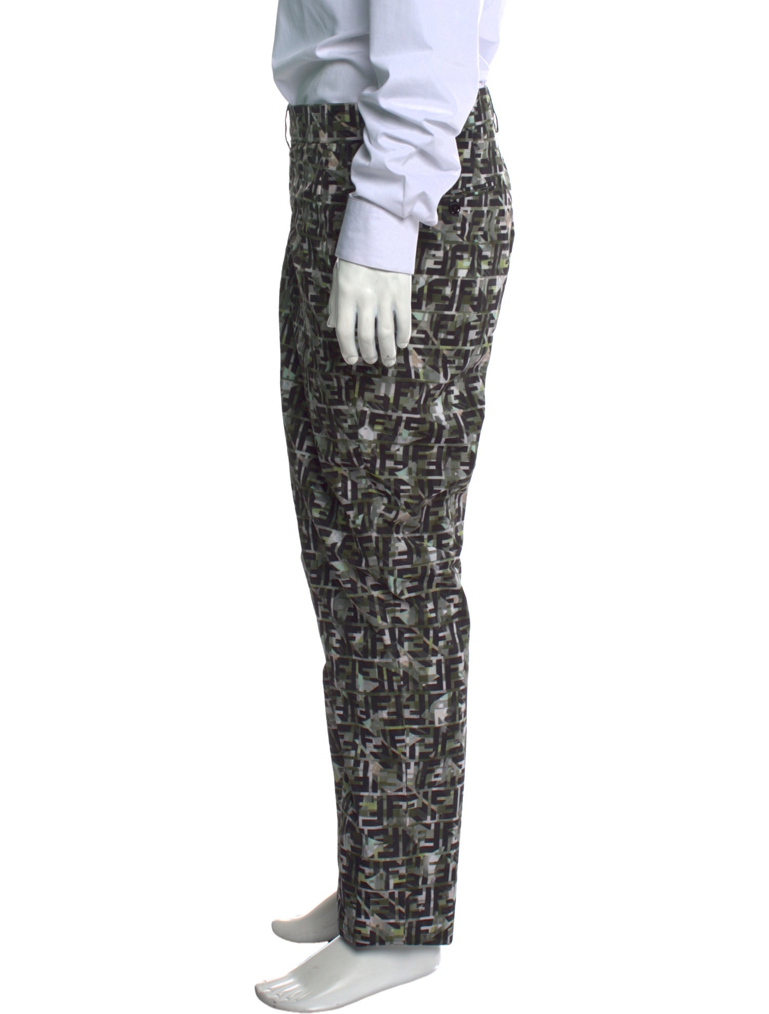 Fendi Printed Cargo Pants
