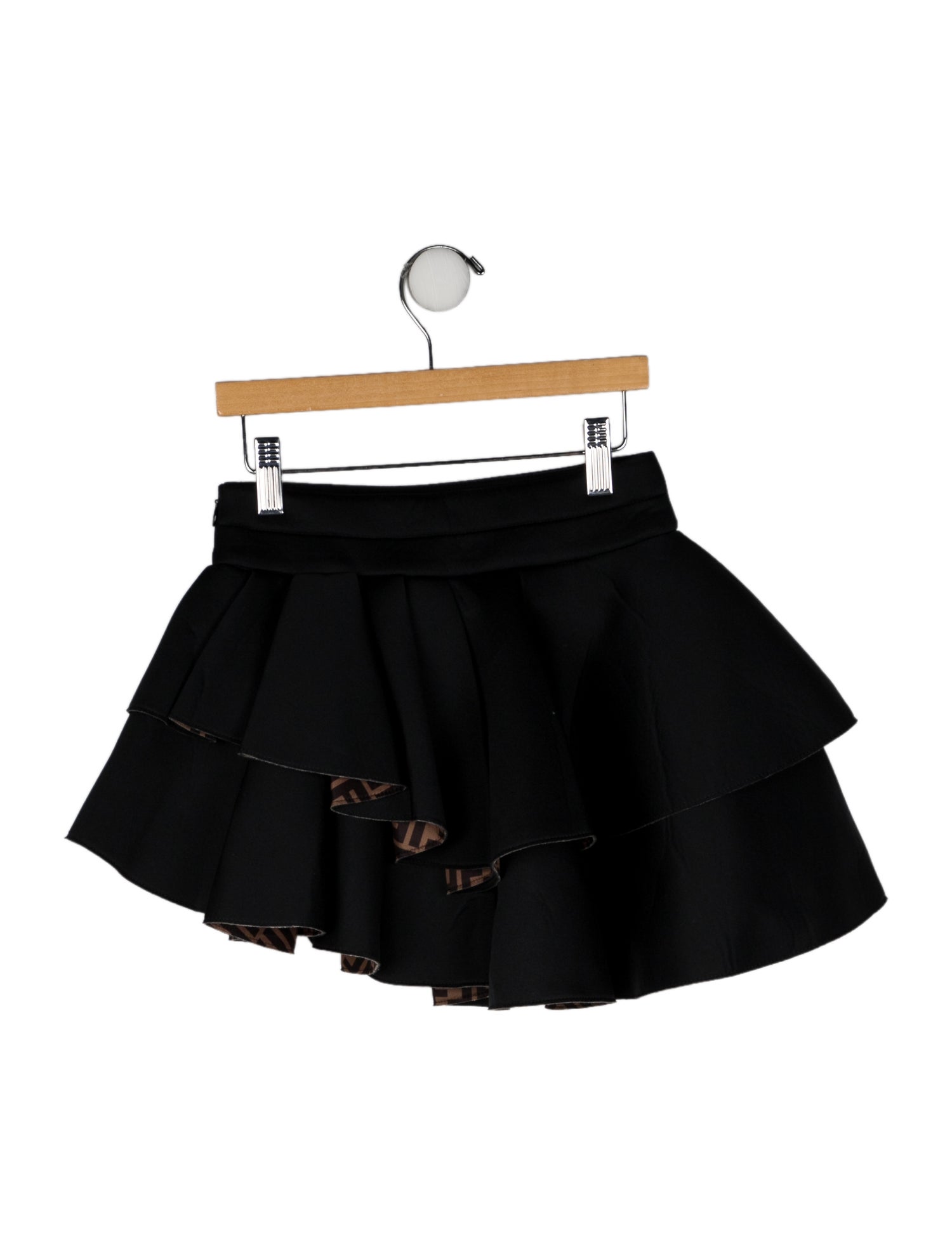 Fendi Girls Zucca FF Skirt