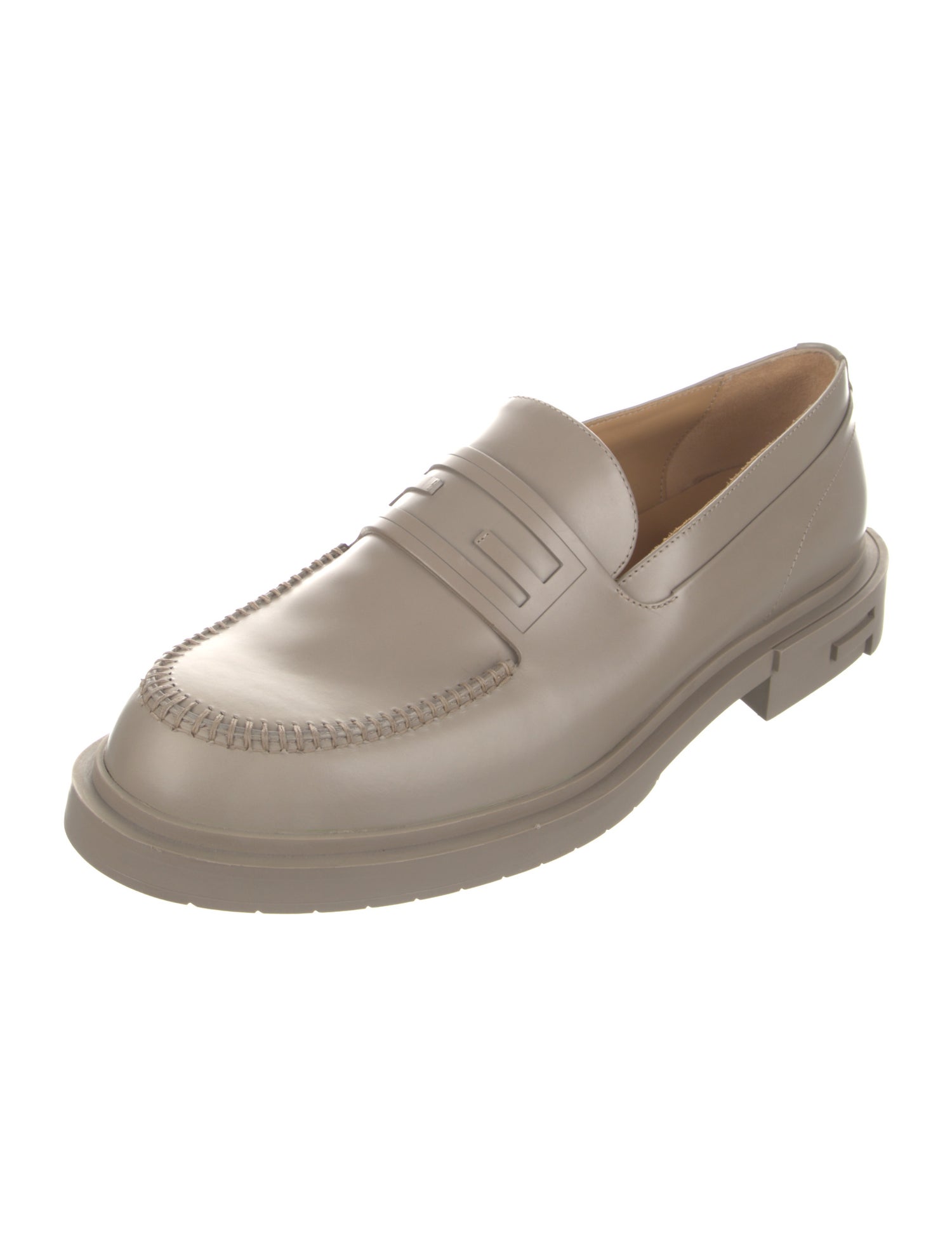 Fendi Leather Loafers