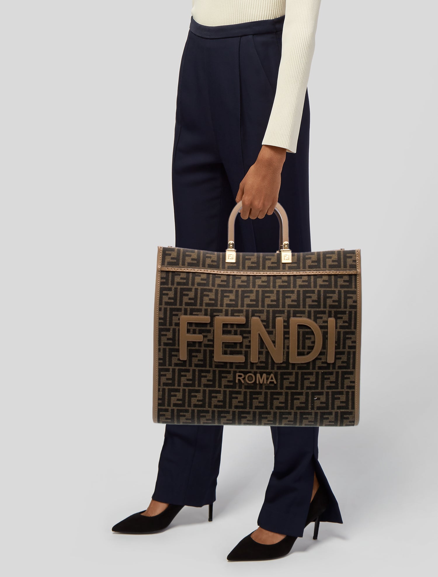 Fendi Zucca FF Sunshine Tote