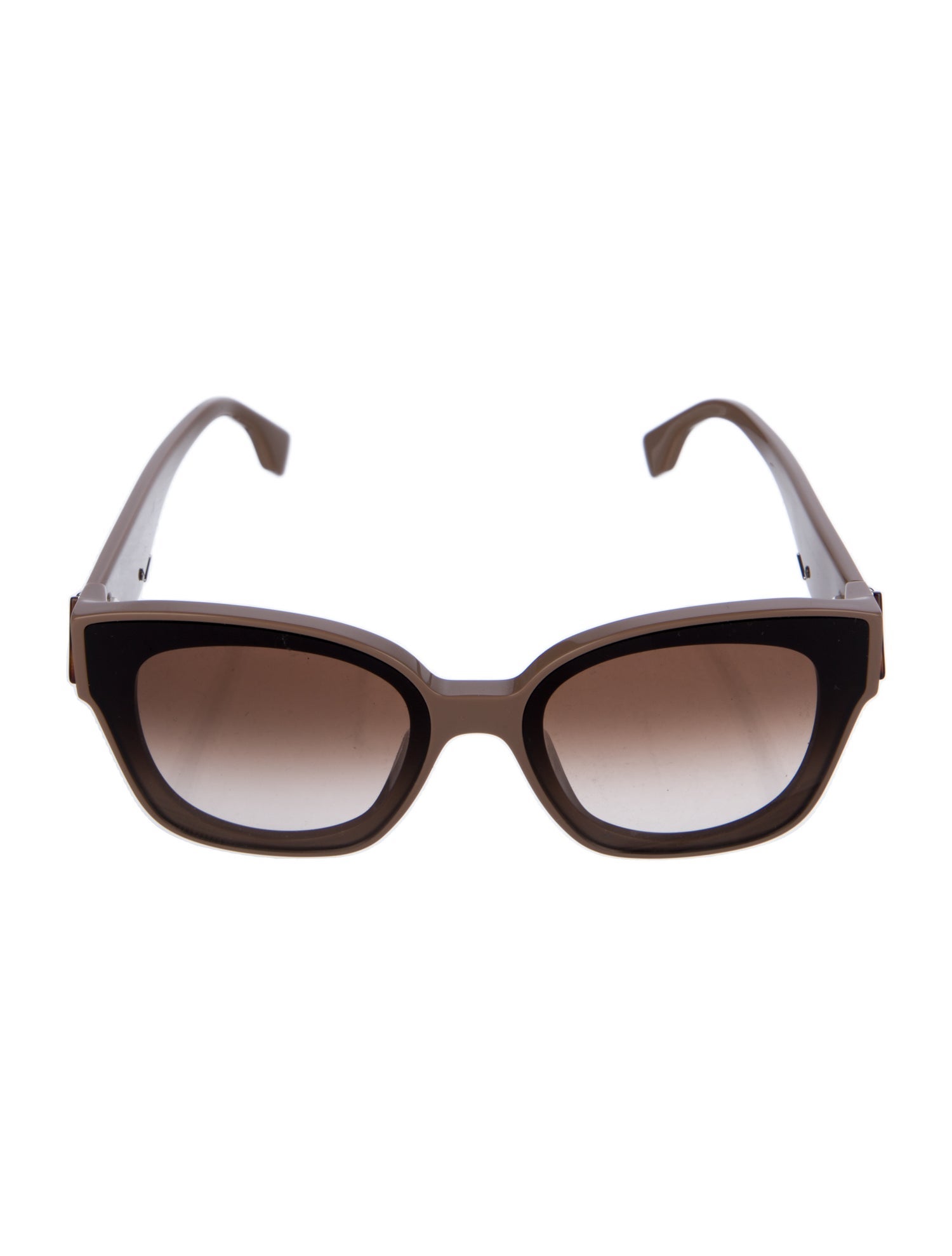 Fendi Zucca FF Logo Cat-Eye Sunglasses
