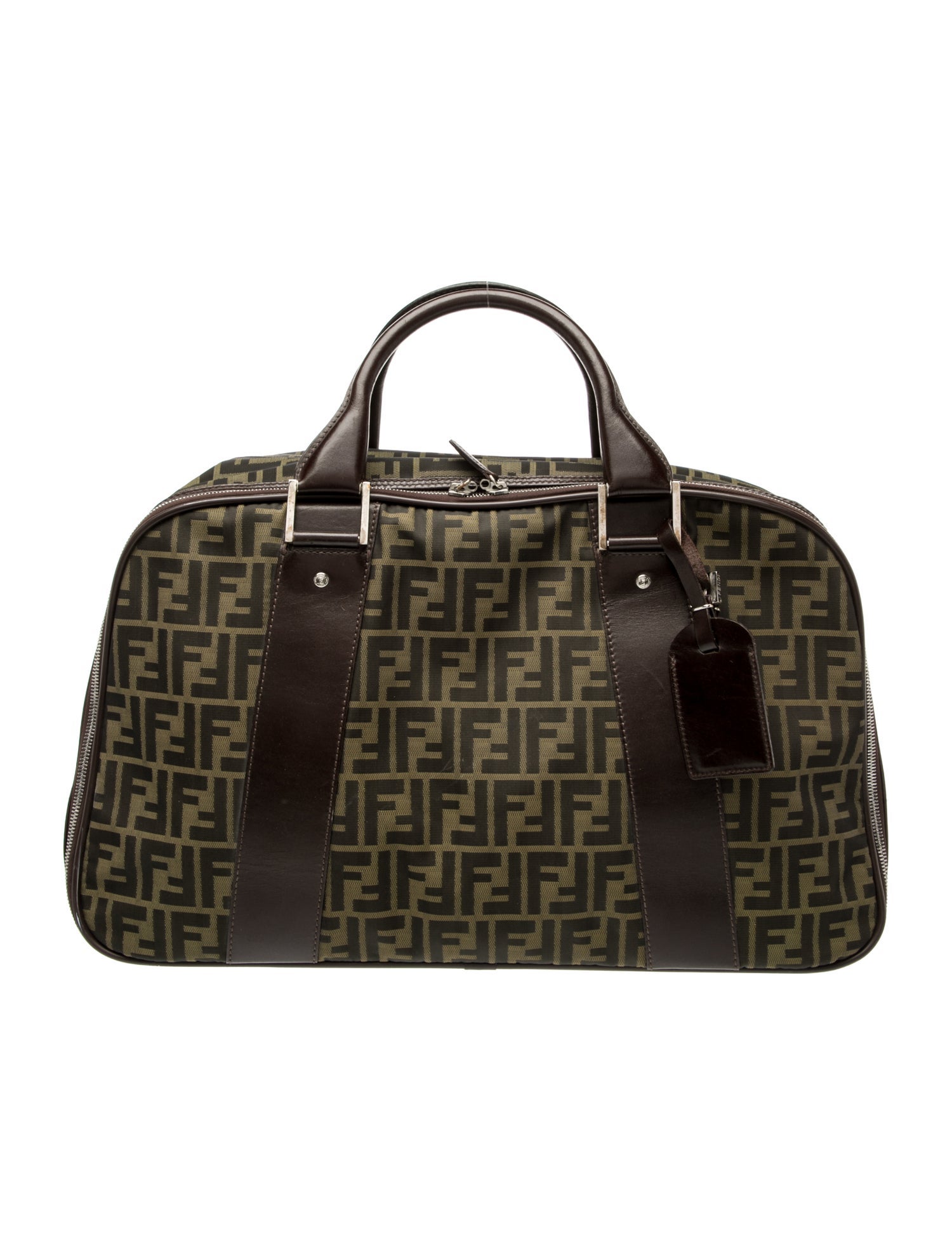 Fendi Zucca FF Top Handle Bag