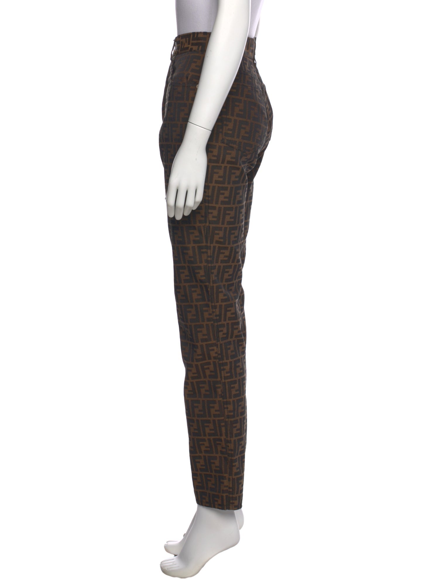 Fendi Vintage Straight Leg Pants
