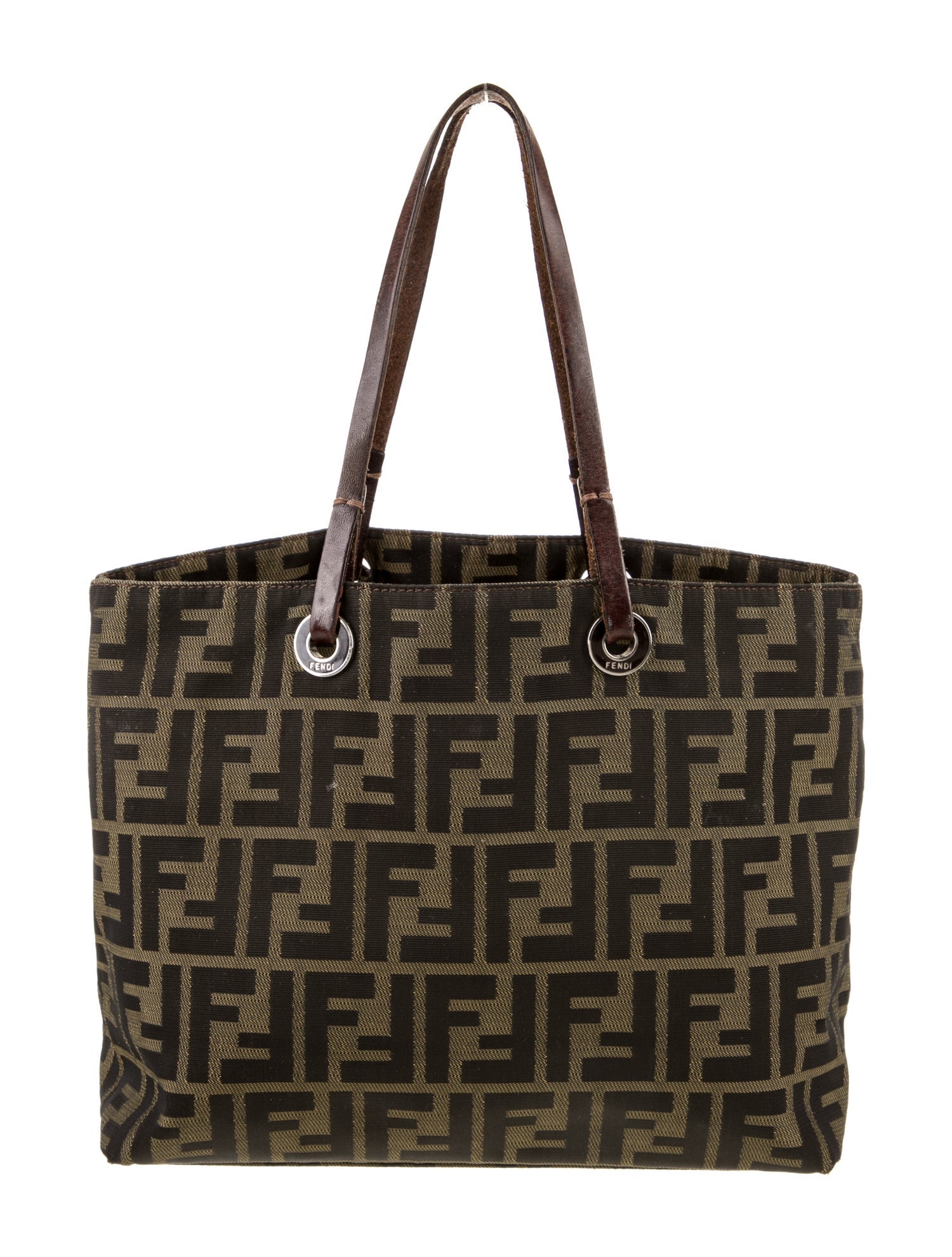 Fendi Zucca FF Top Handle Bag Vintage