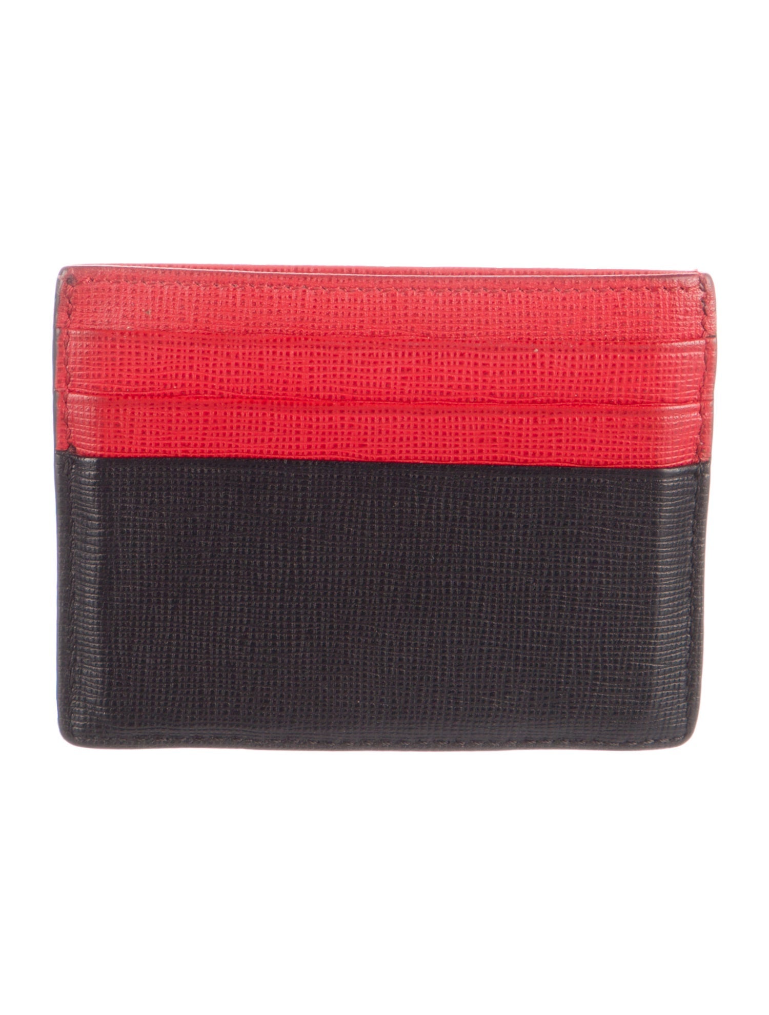 Fendi Monsters Motif Leather Card Holder