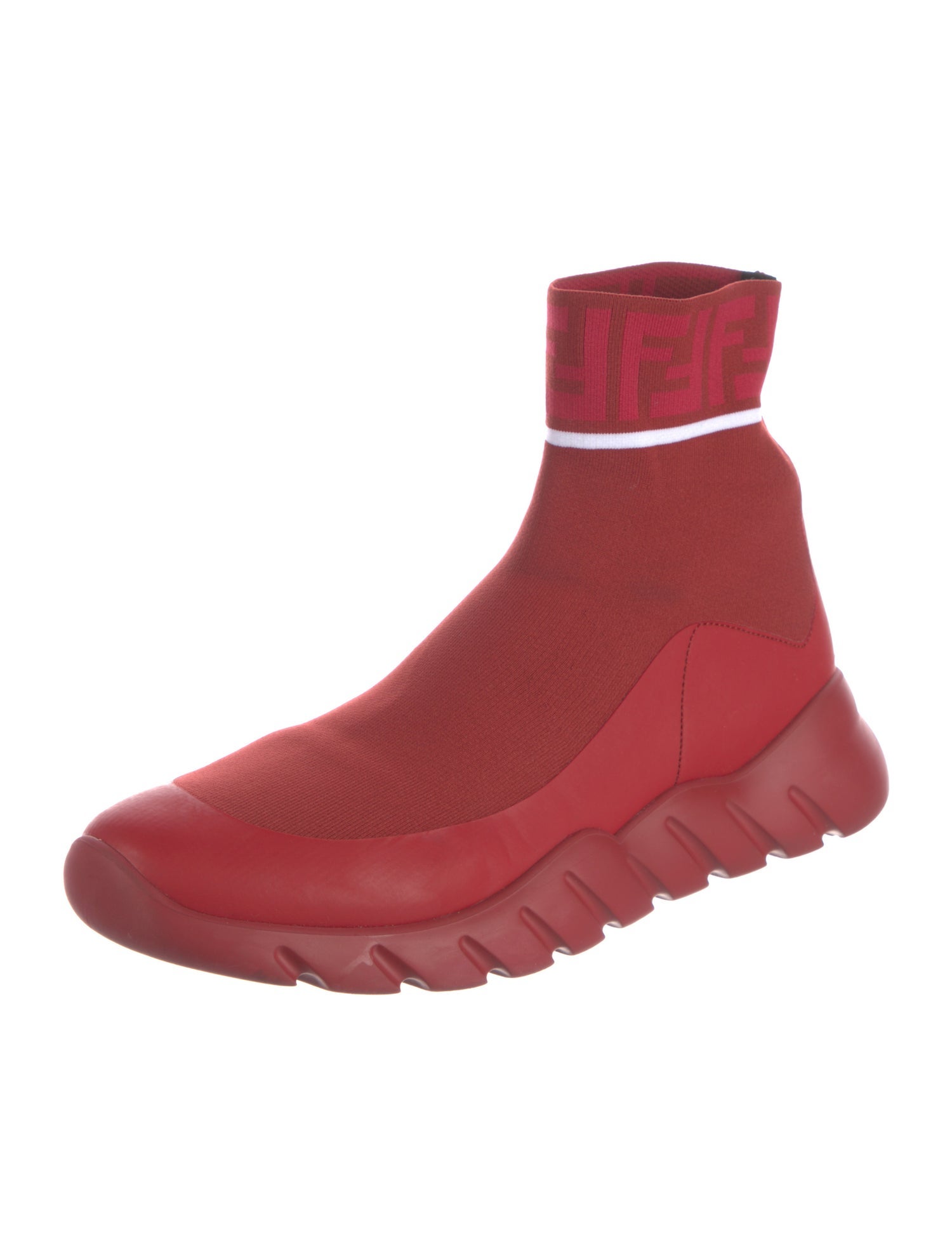 Fendi Printed Sock Sneakers