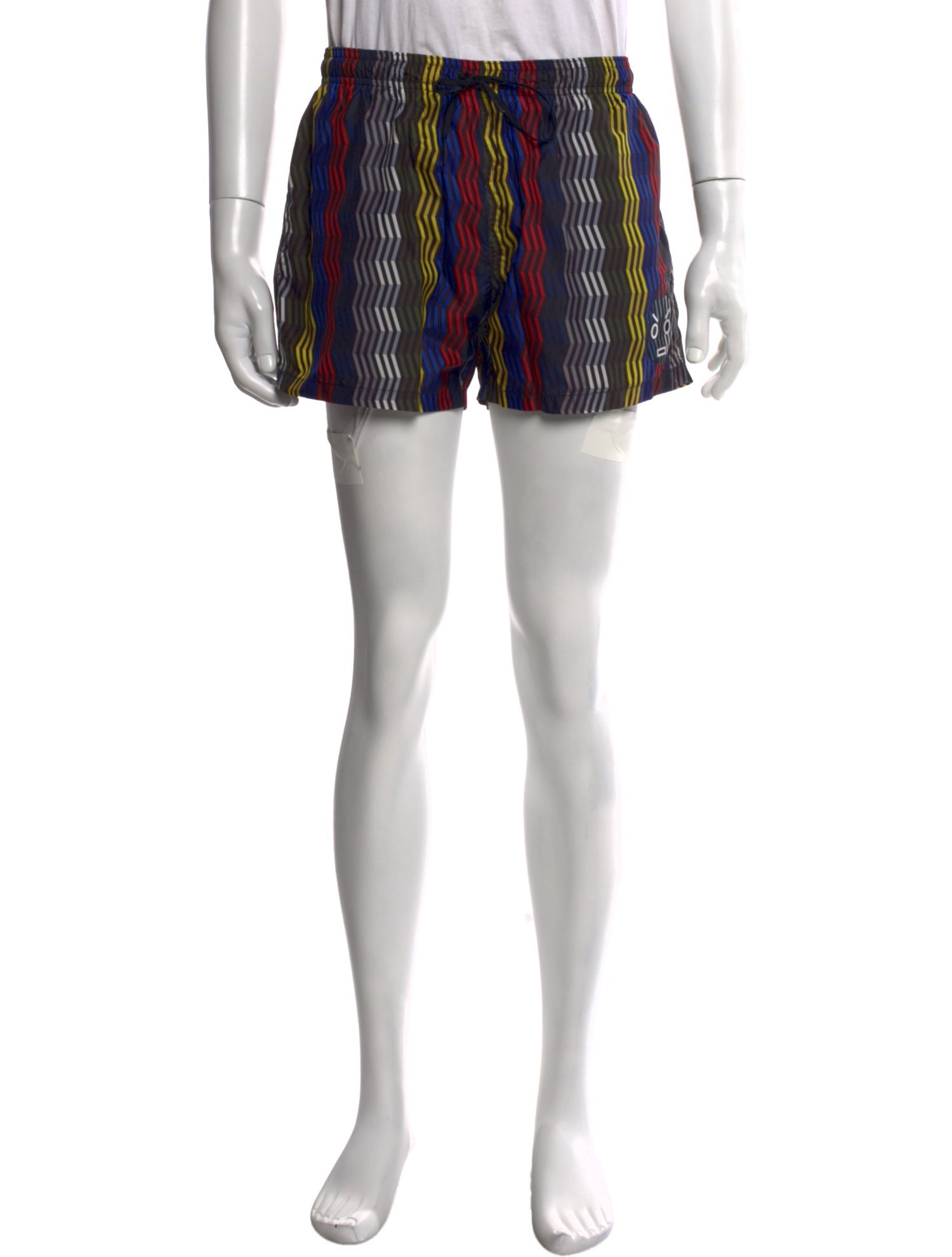 Fendi Striped Swim Trunks