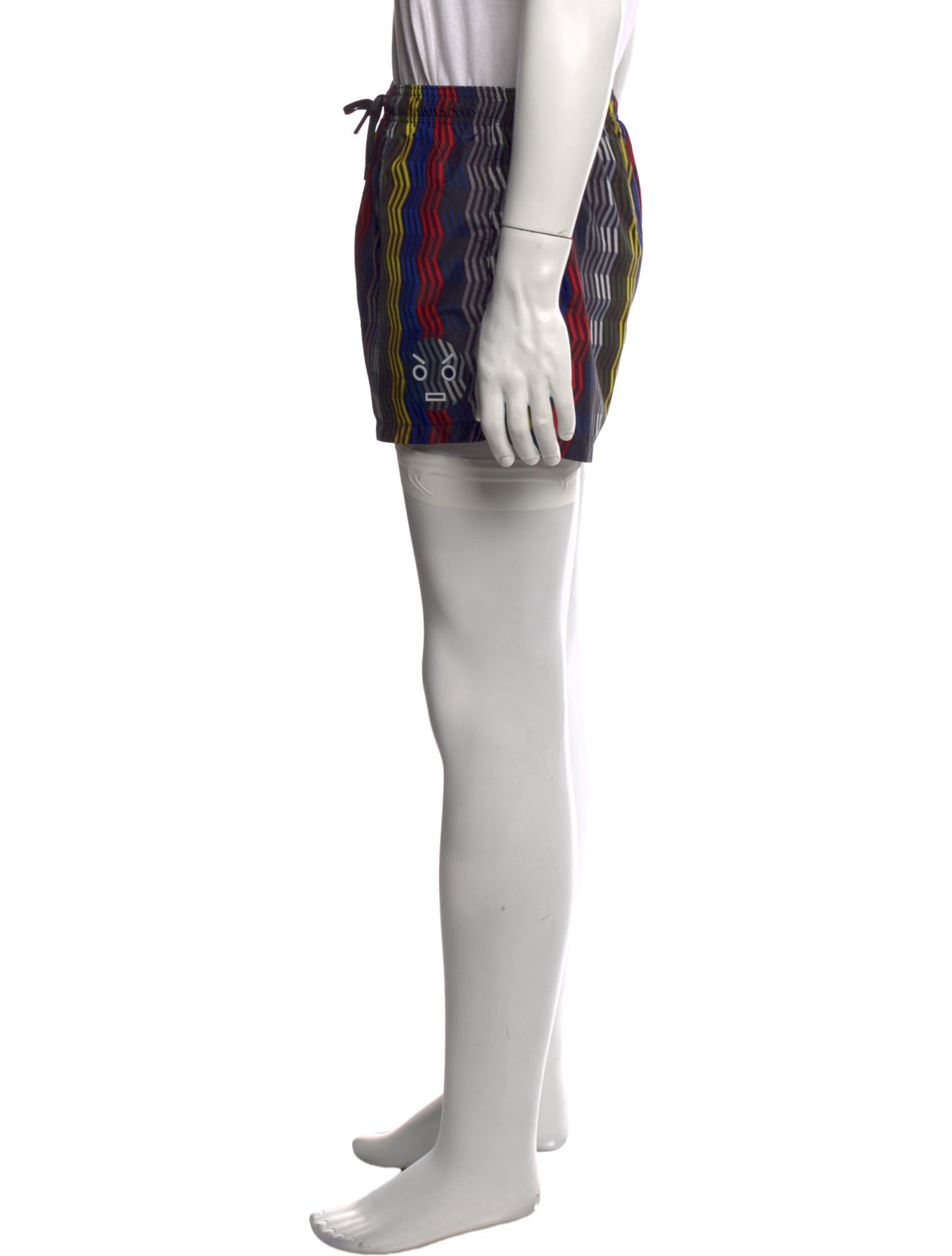 Fendi Striped Swim Trunks