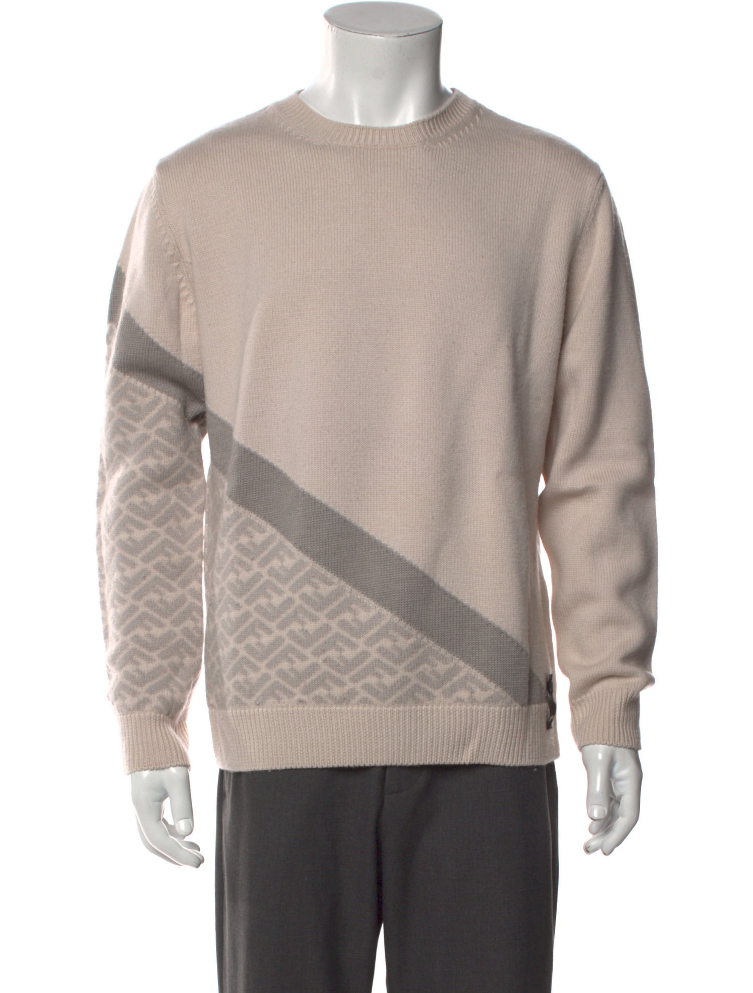 Fendi Virgin Wool Printed Pullover