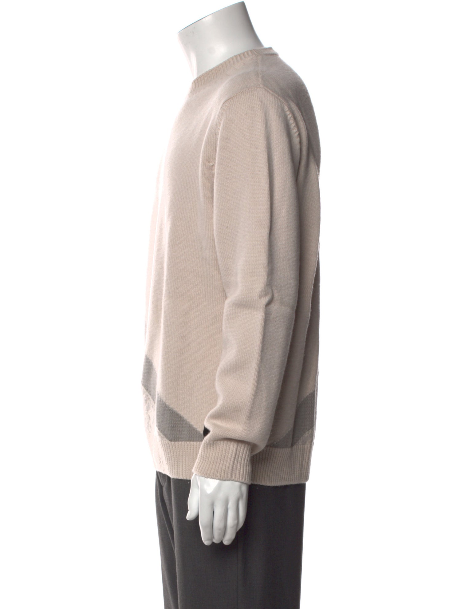 Fendi Virgin Wool Printed Pullover