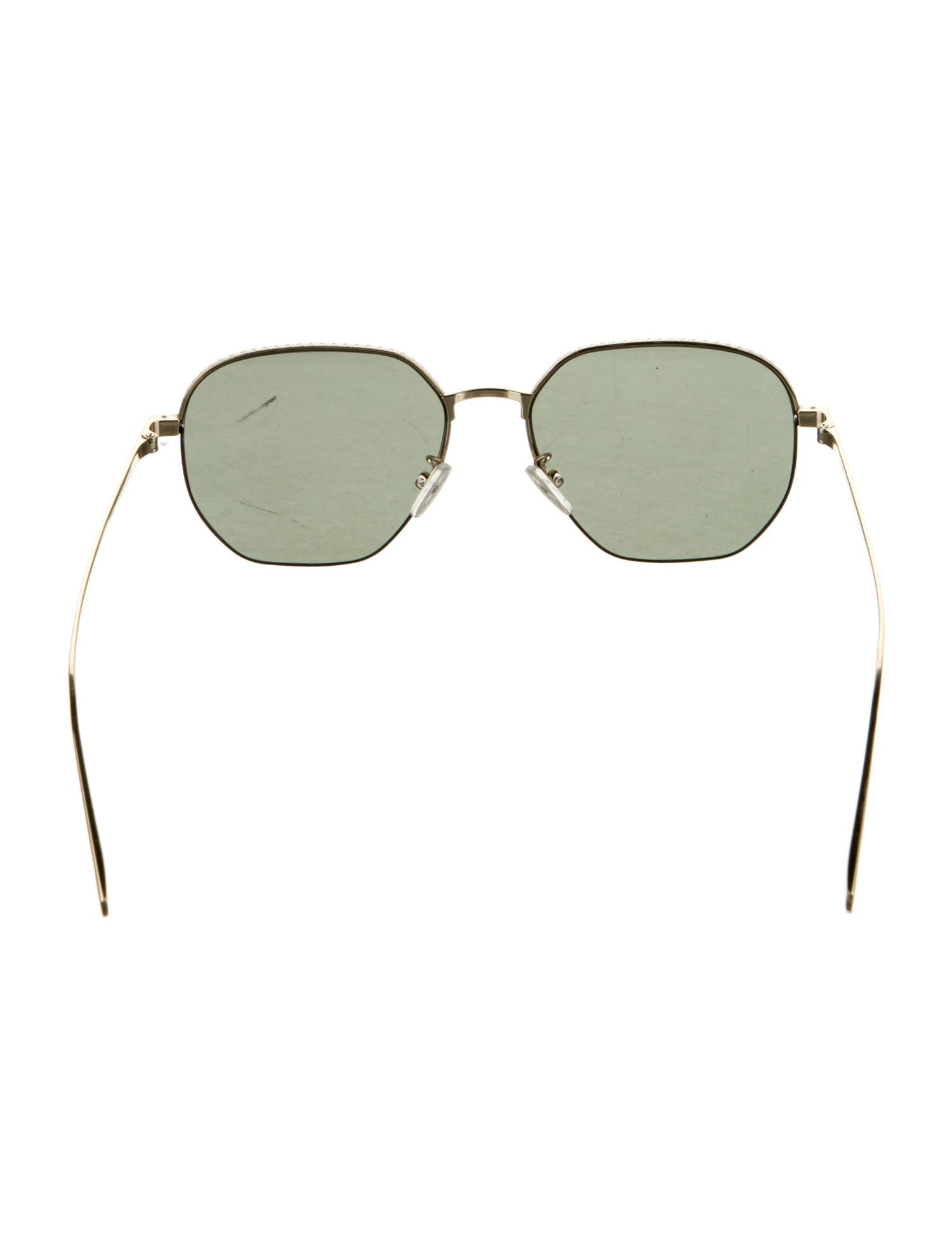 Fendi Zucca FF Logo Aviator Sunglasses