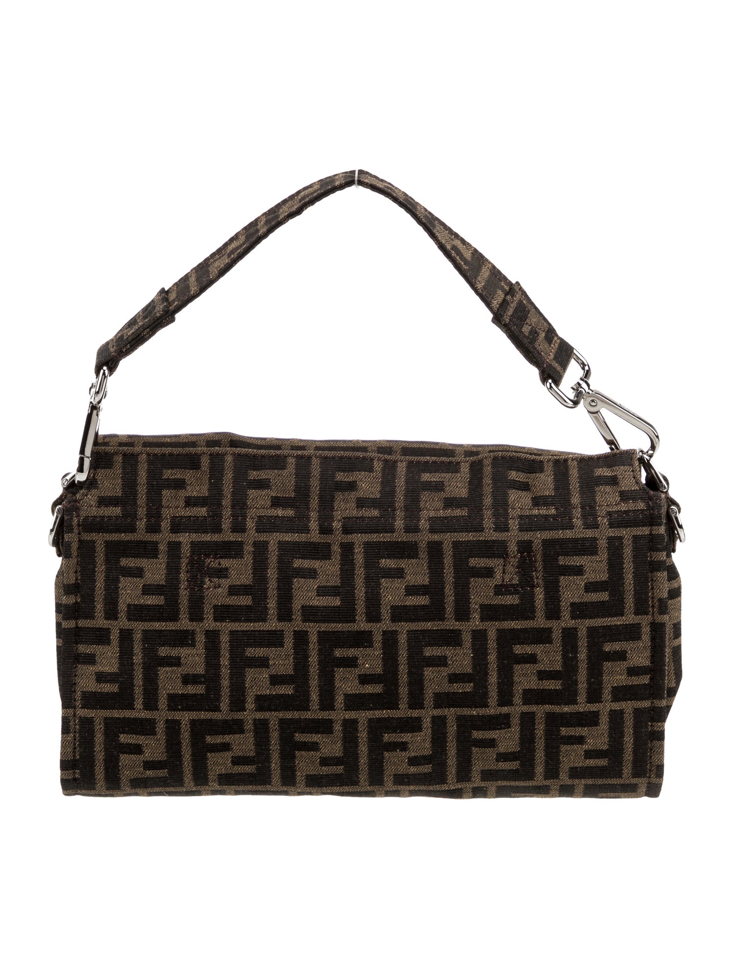 Fendi Zucca FF Baguette 2023 - Brown Shoulder Bags, Handbags