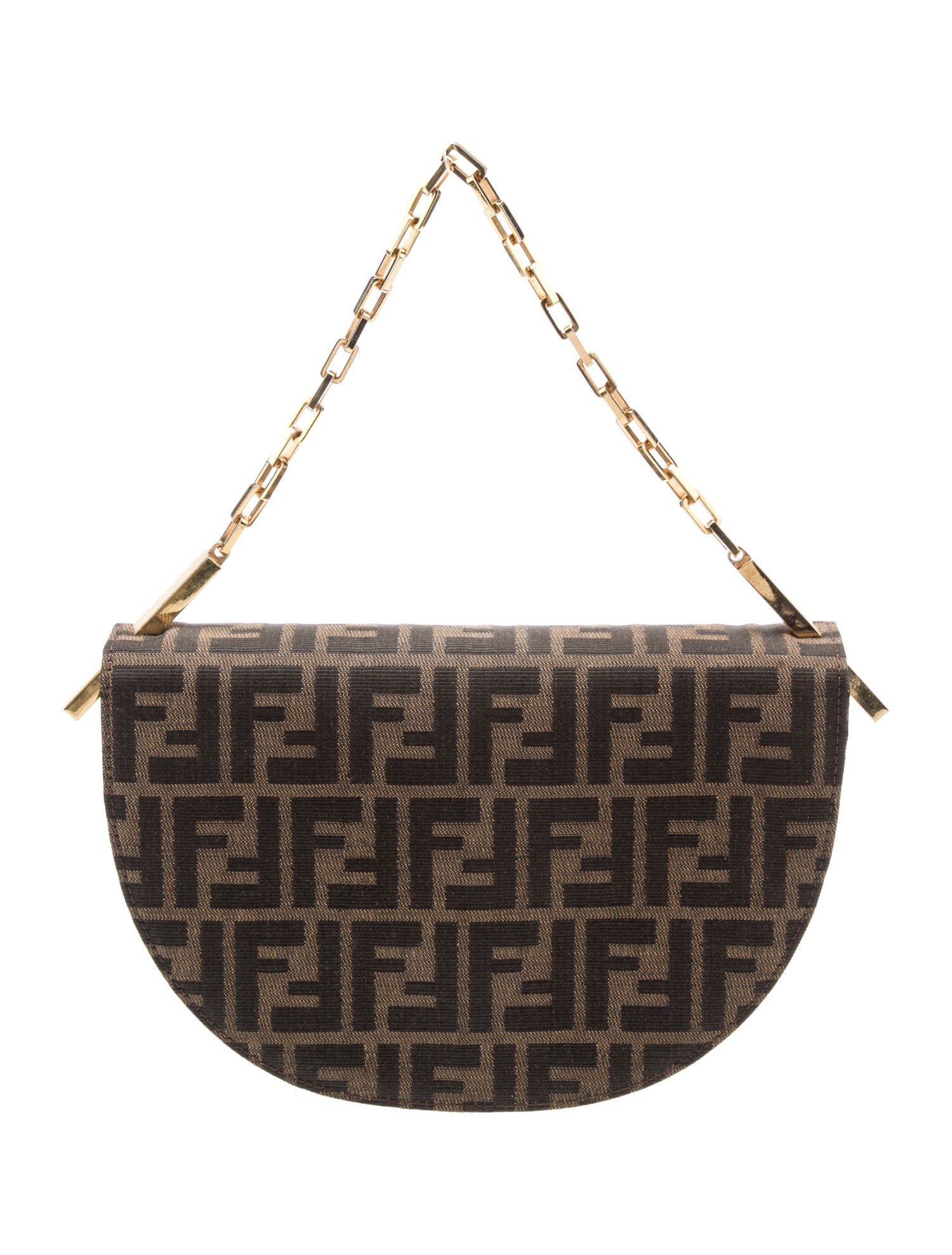 Fendi Zucca FF Top Handle Bag
