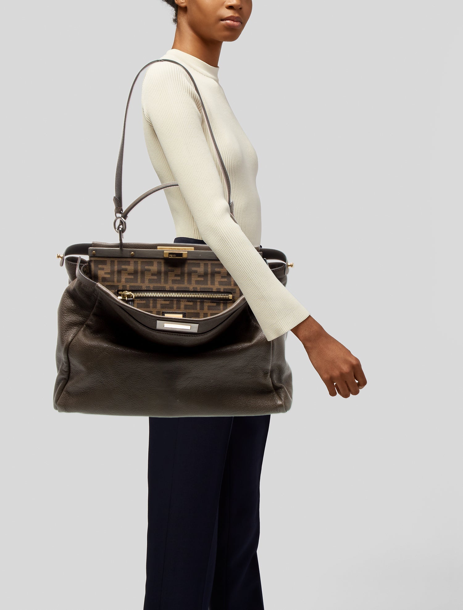 Fendi Zucca FF Peekaboo