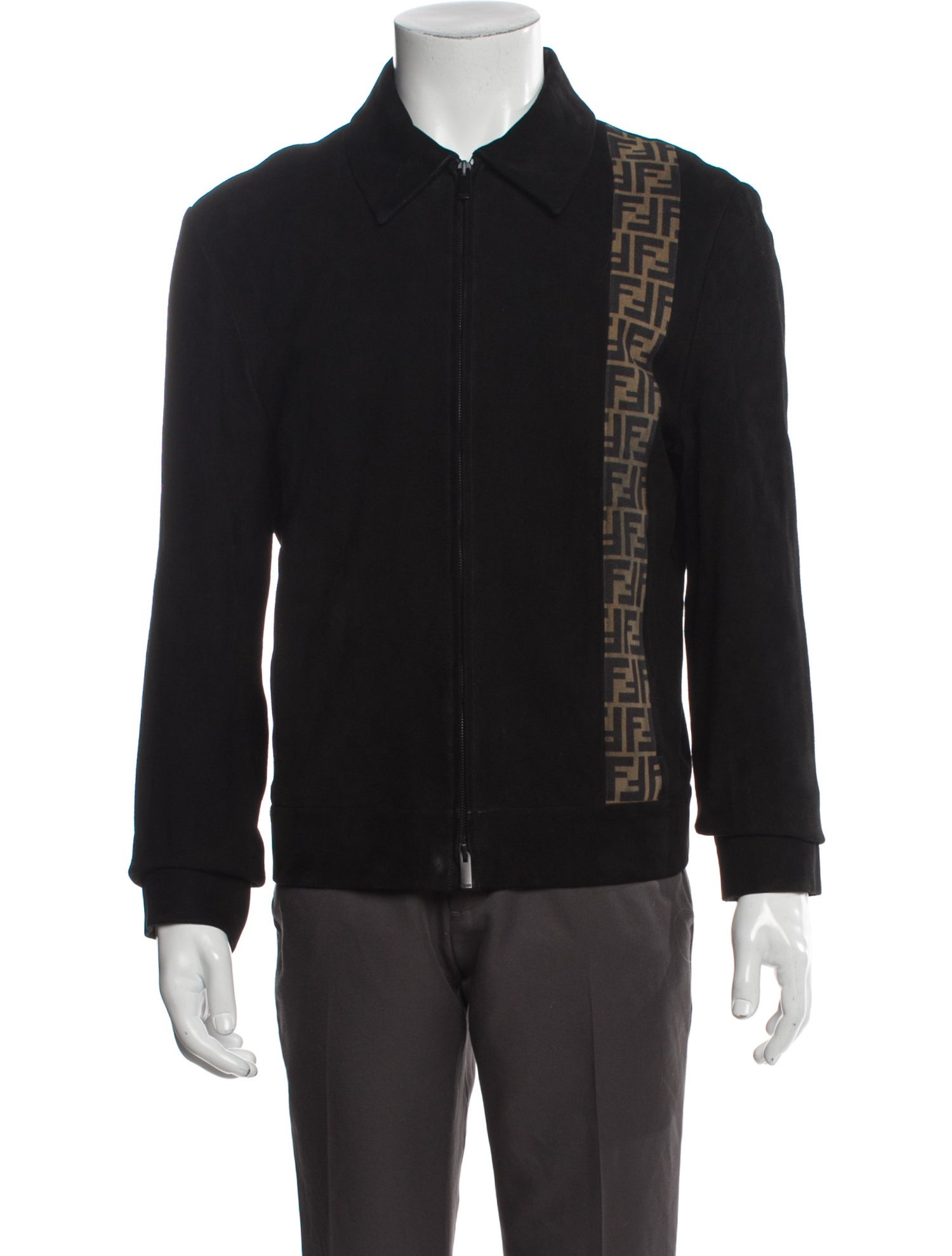 Fendi Zucca FF Logo Graphic Print Jacket